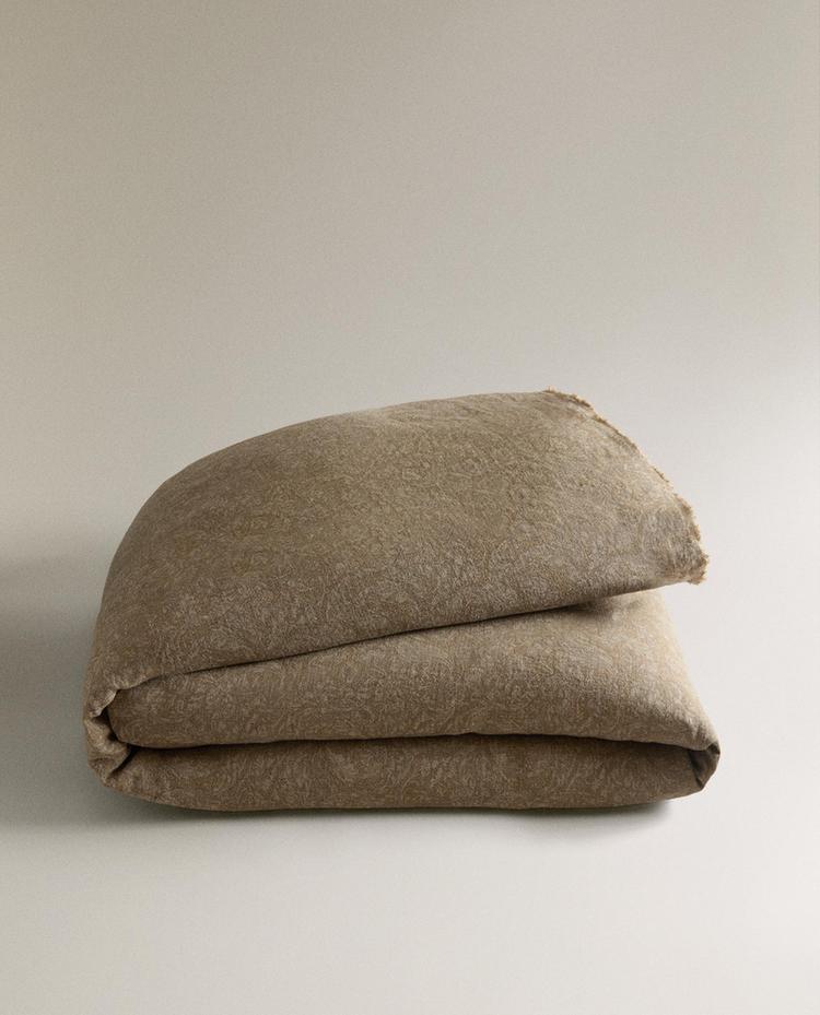 MORRIS & CO. LINEN BEDSPREAD