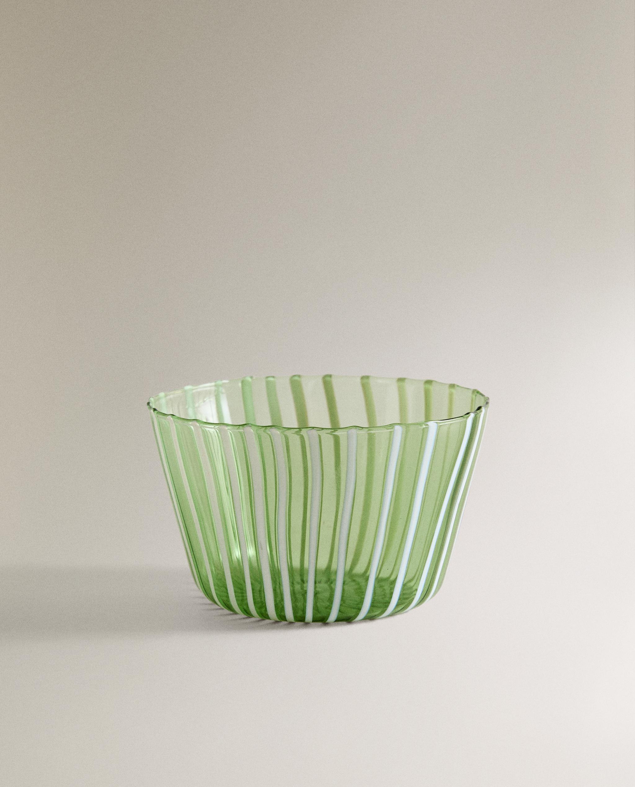 ストライプ ボロシリケイトガラス ボウル | Zara Home 日本/Japan