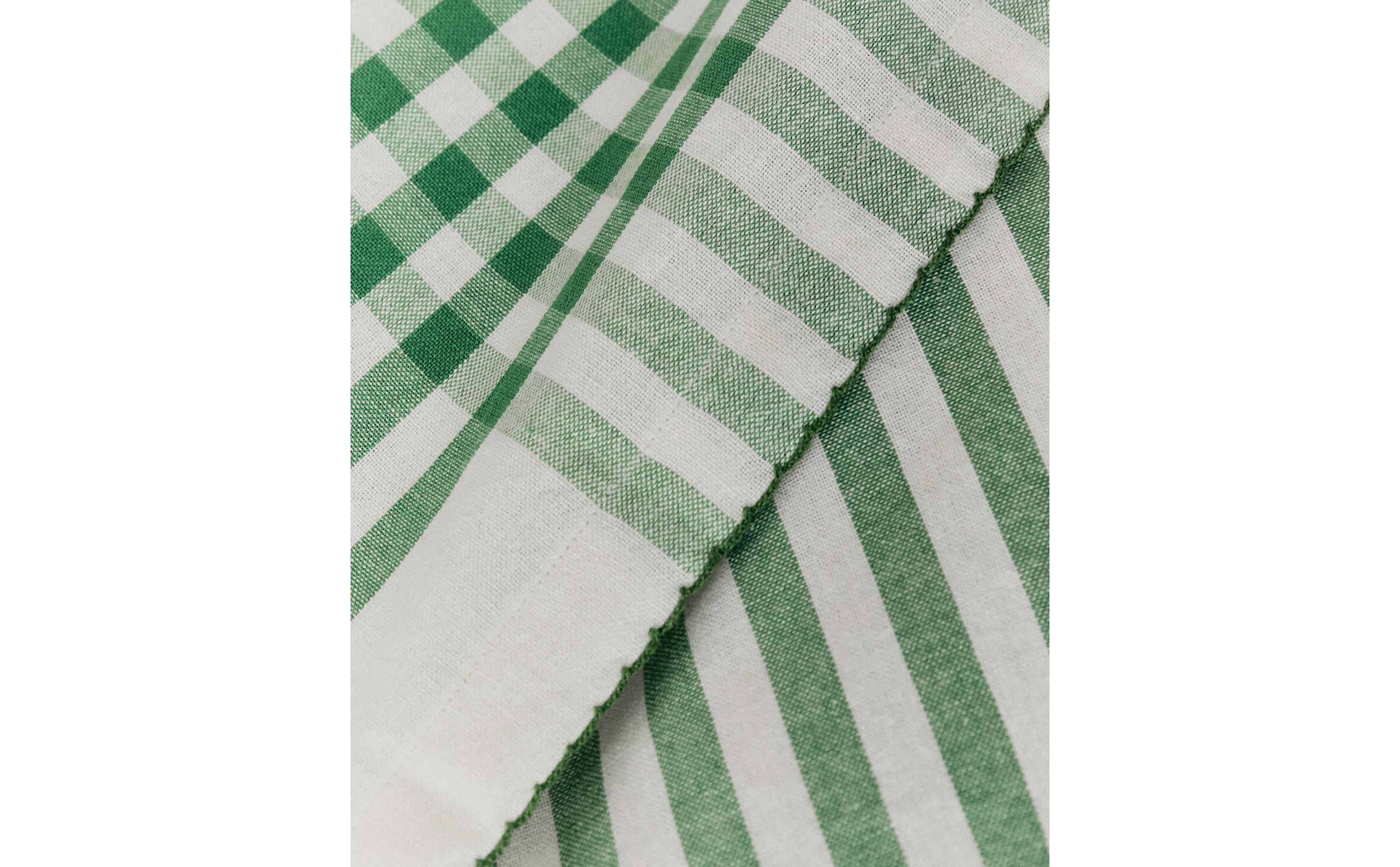 CHECK DYED COTTON TABLECLOTH