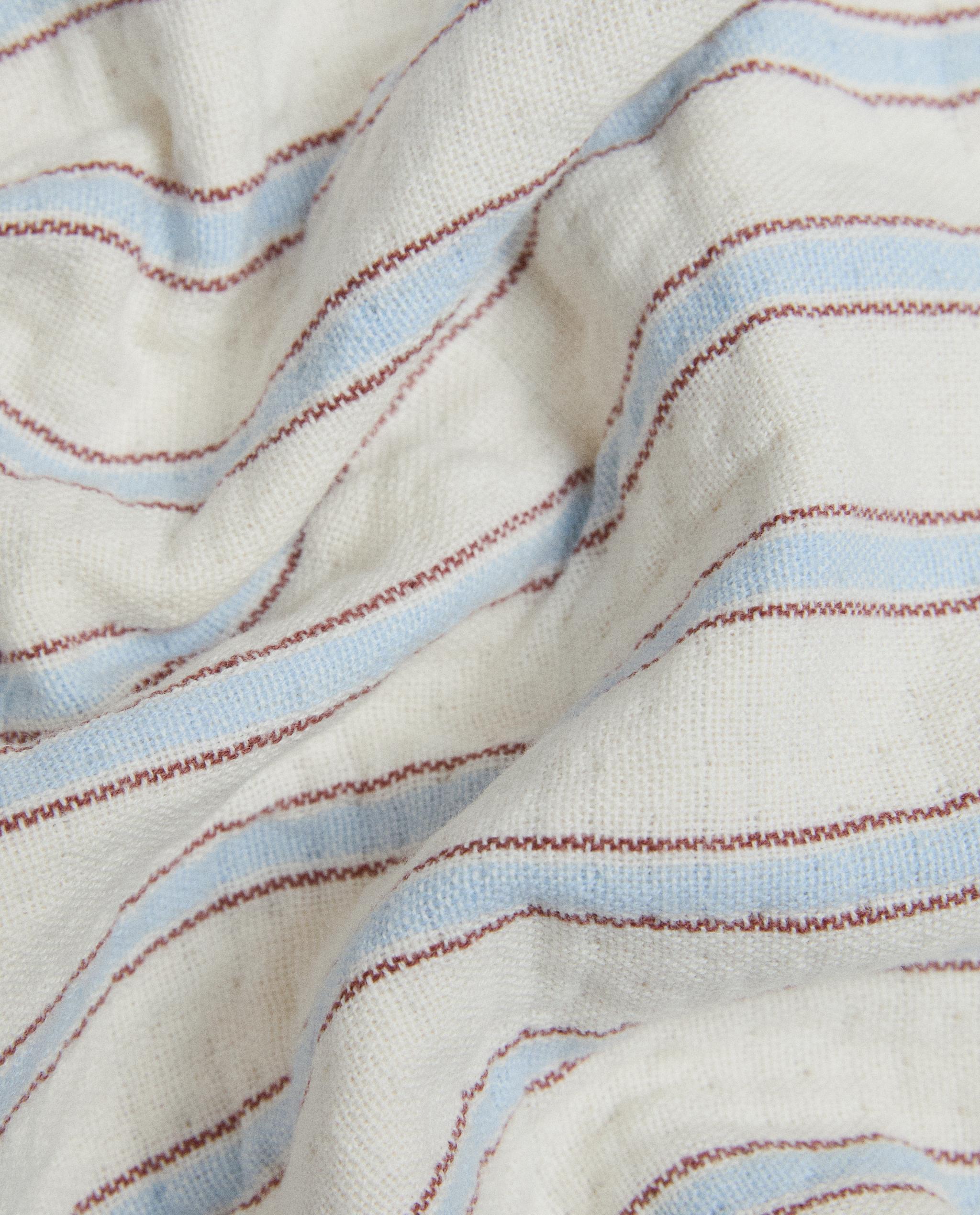 STRIPED MUSLIN BABY BLANKET product thumbnail 5