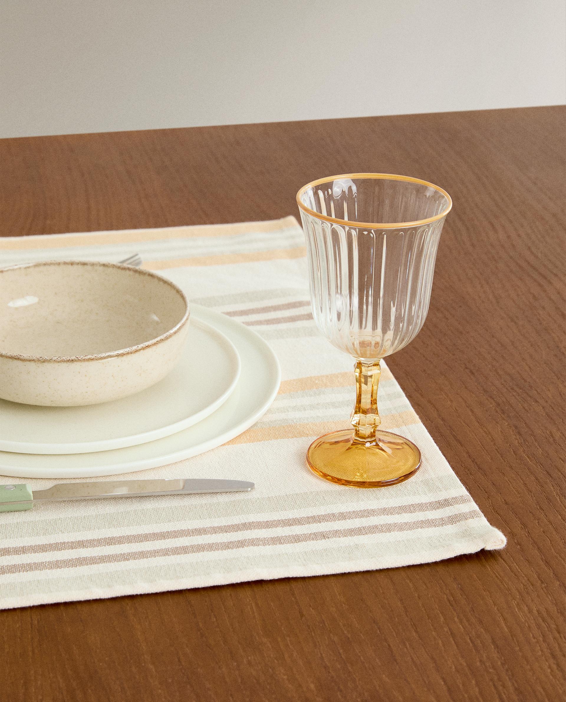 COLOURED STRIPE PLACEMAT (PACK OF 2)