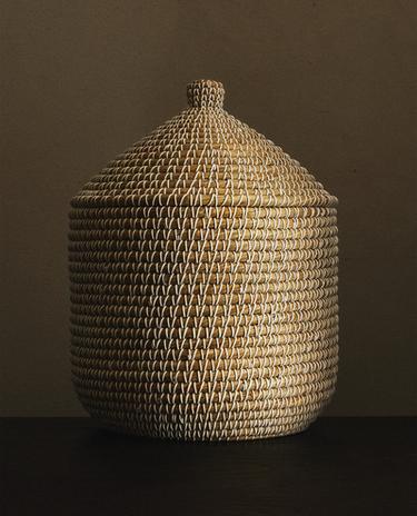 ROUND BASKET WITH LID