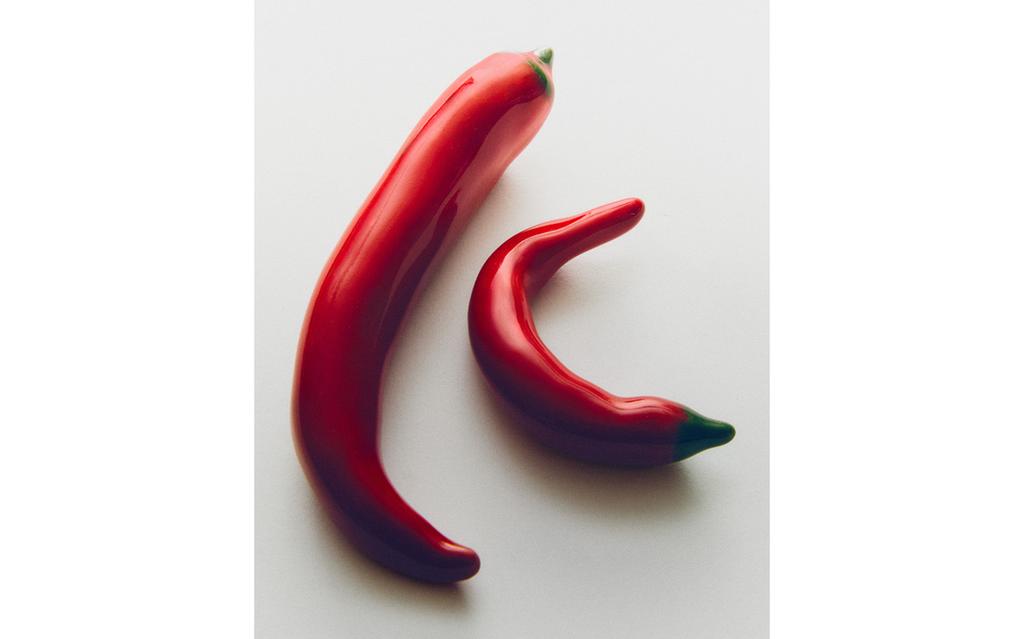 CERAMIC PEPPERS (PACK OF 2)