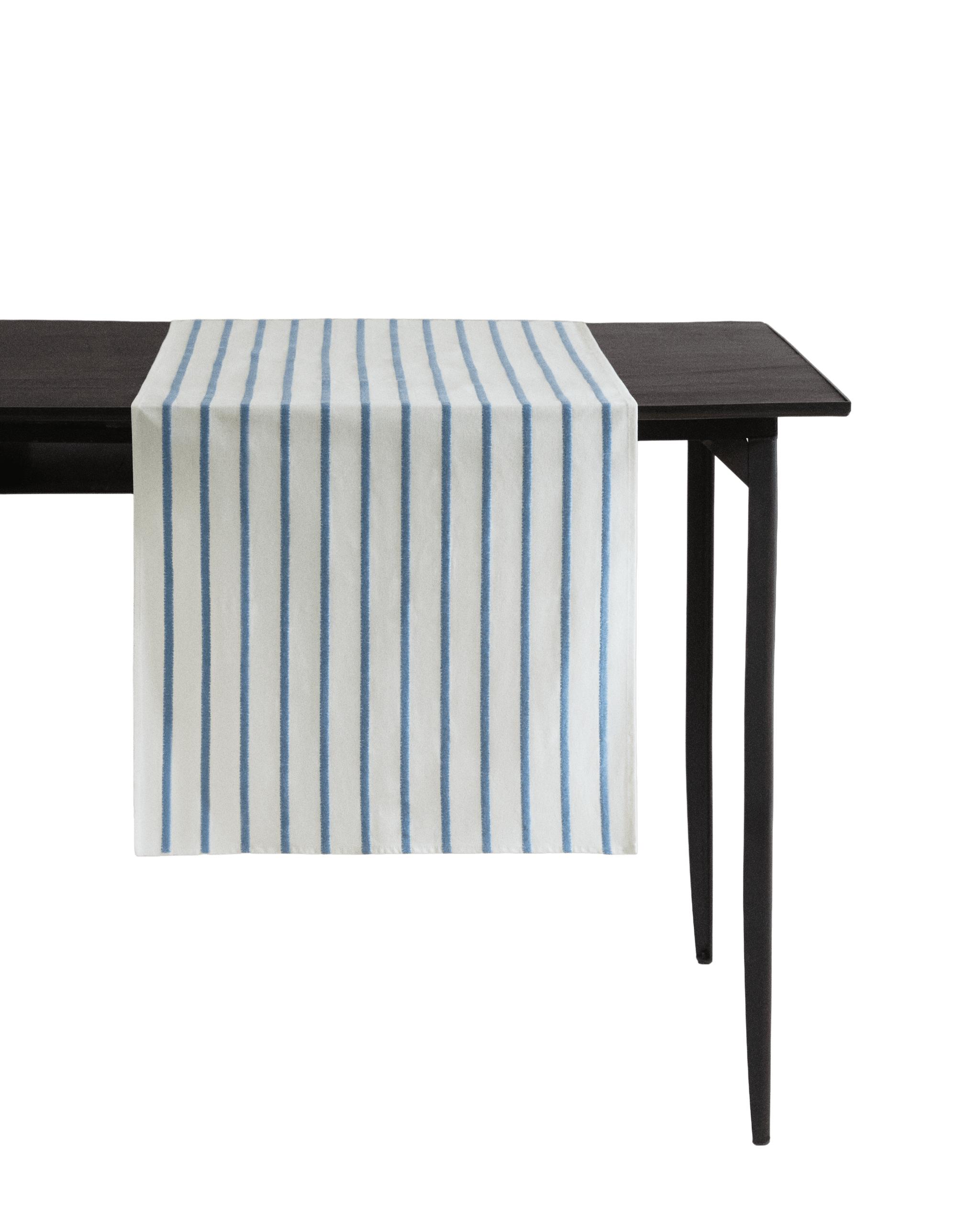 TABLE RUNNER WITH EMBROIDERED STRIPES product thumbnail 14