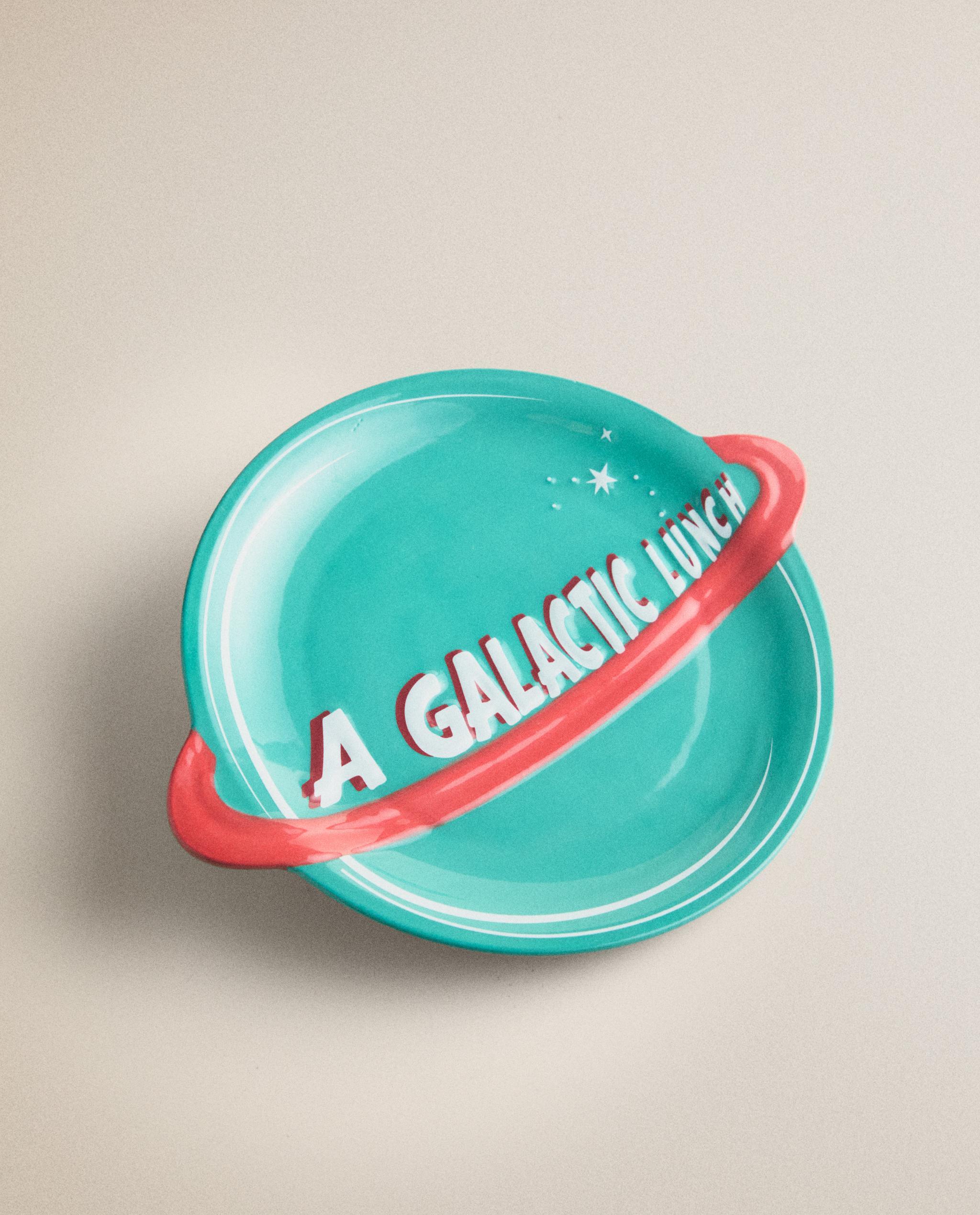 CHILDREN'S STONEWARE SPACE PLATE product thumbnail 8