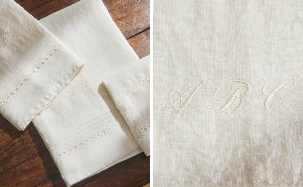 LINEN BATH TOWEL WITH HEMSTITCHING