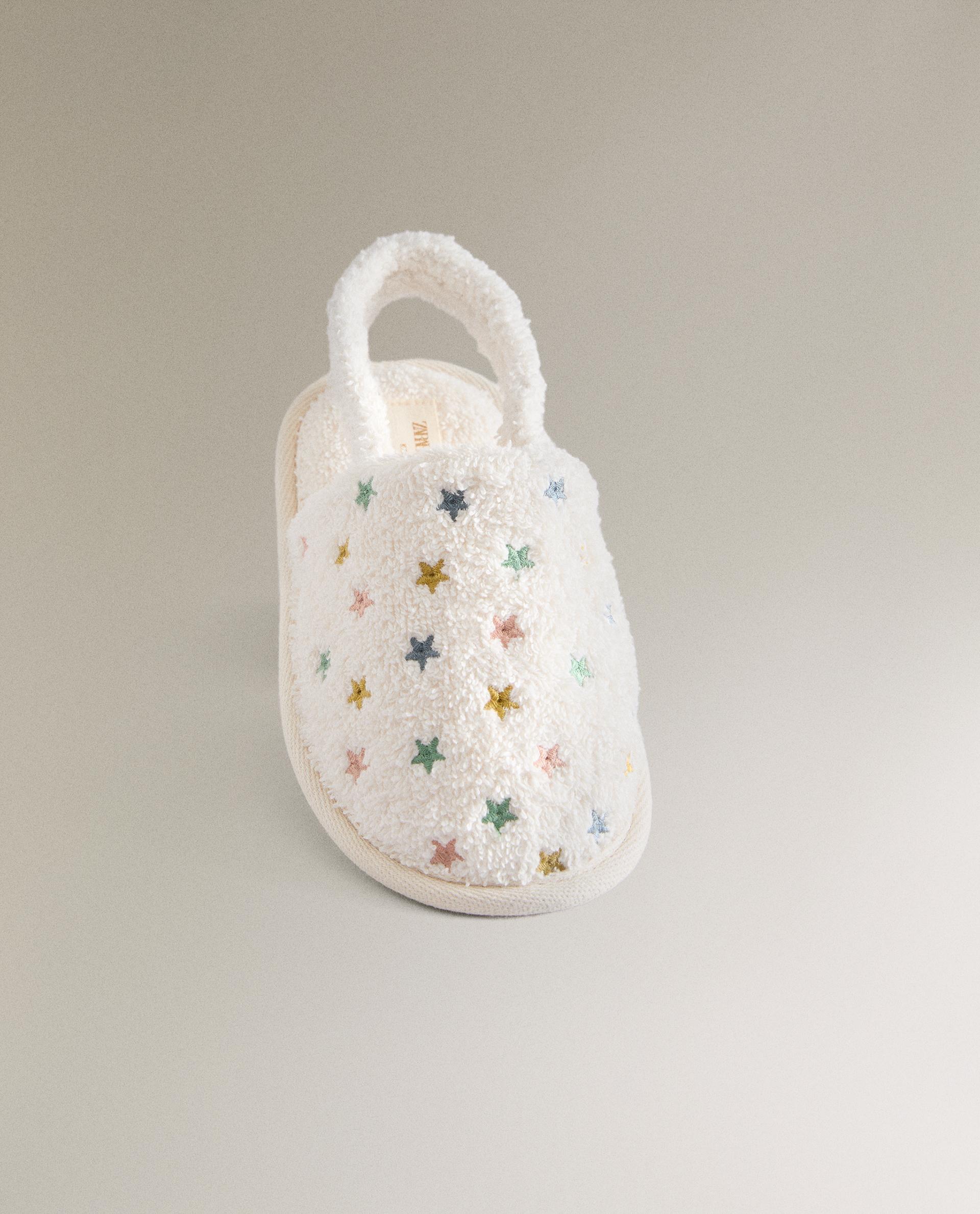 ZAPATILLA TOALLA BAÑO ESTRELLAS Zara Home España - Main Image