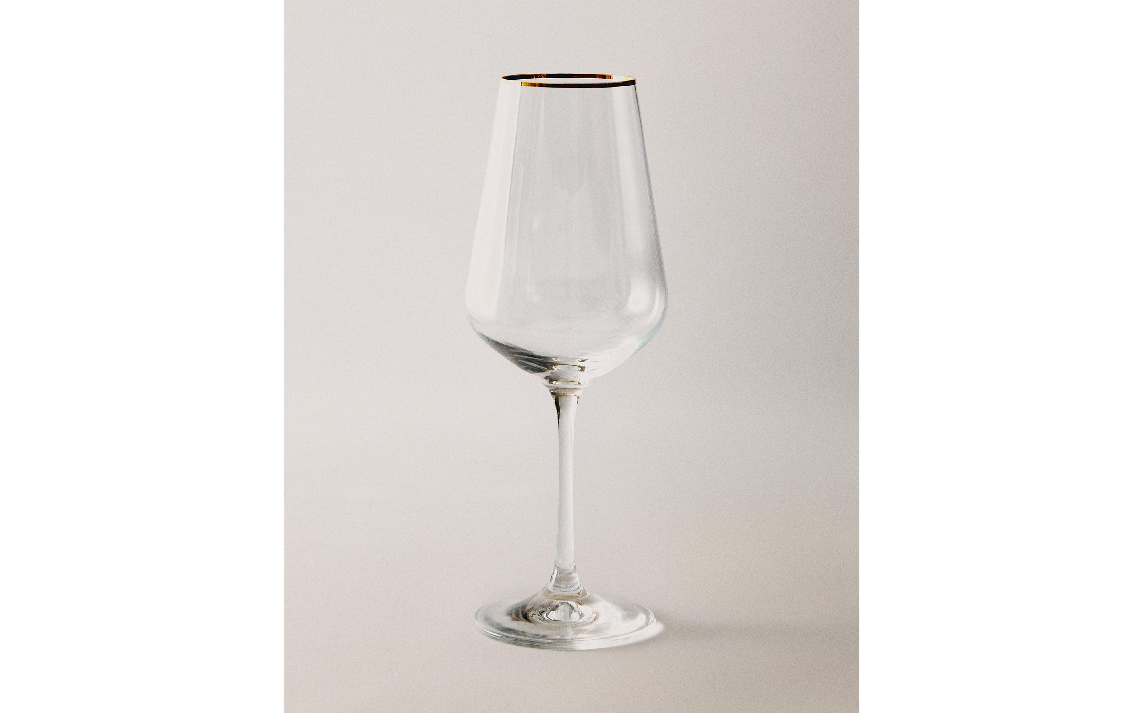 BOHEMIA CRYSTAL GLASS WITH GOLD RIM product thumbnail 5