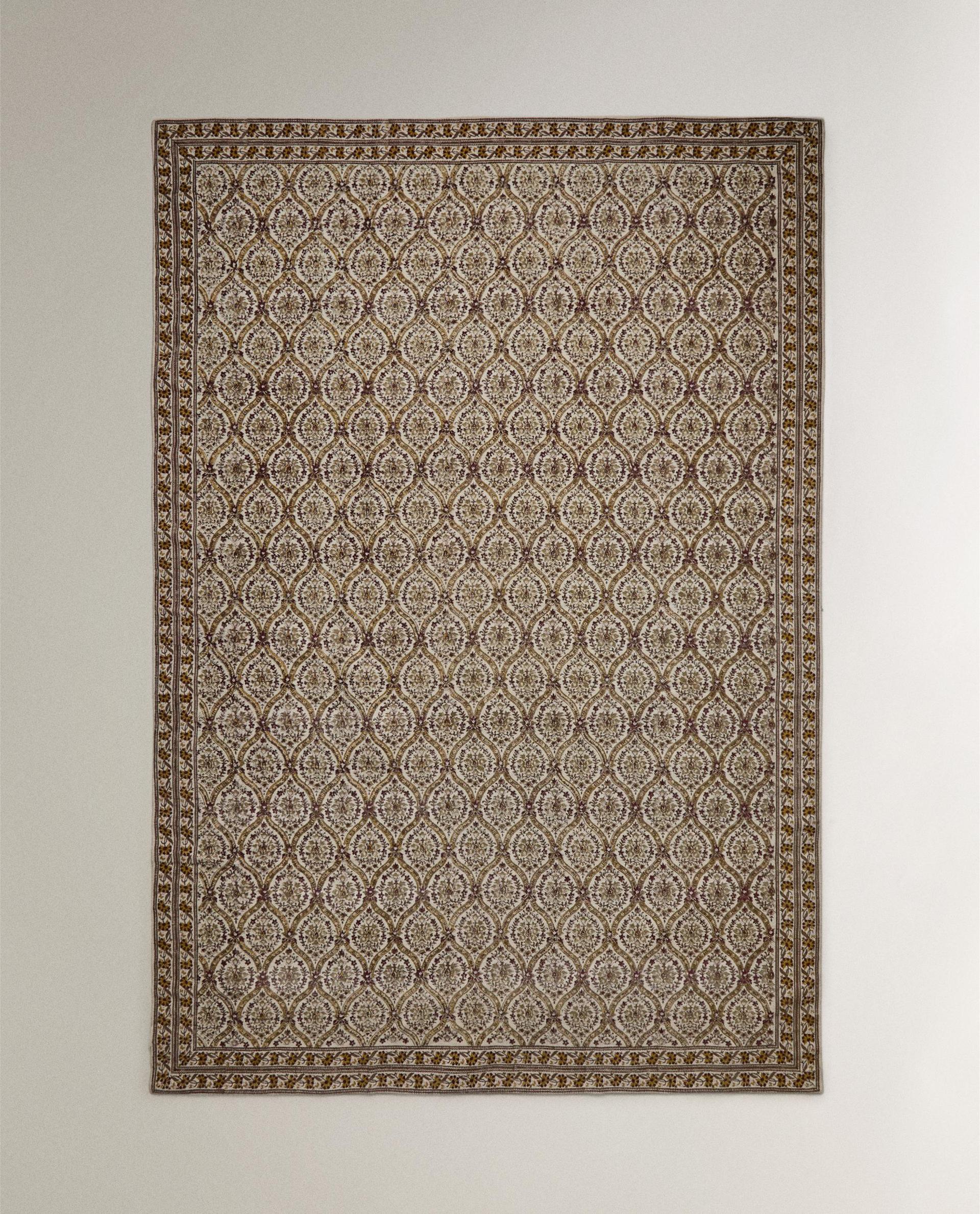 ALFOMBRA ALGODÓN ESTAMPADO PAISLEY ALFOMBRA ALGODÓN ESTAMPADO PAISLEY