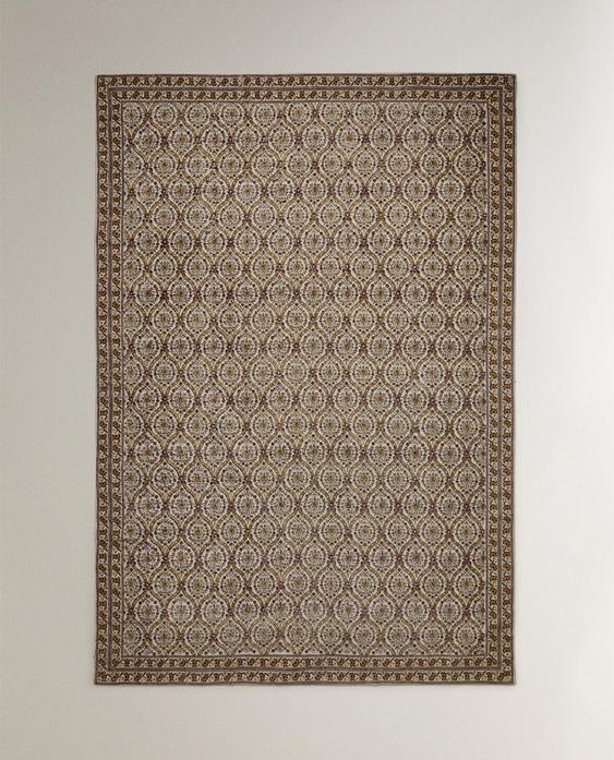 PAISLEY PRINT COTTON RUG PAISLEY PRINT COTTON RUG