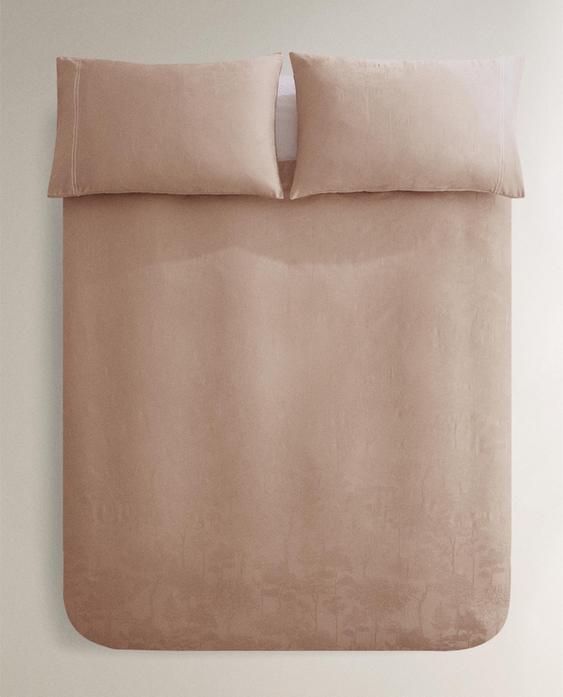 SATEEN JACQUARD DUVET COVER