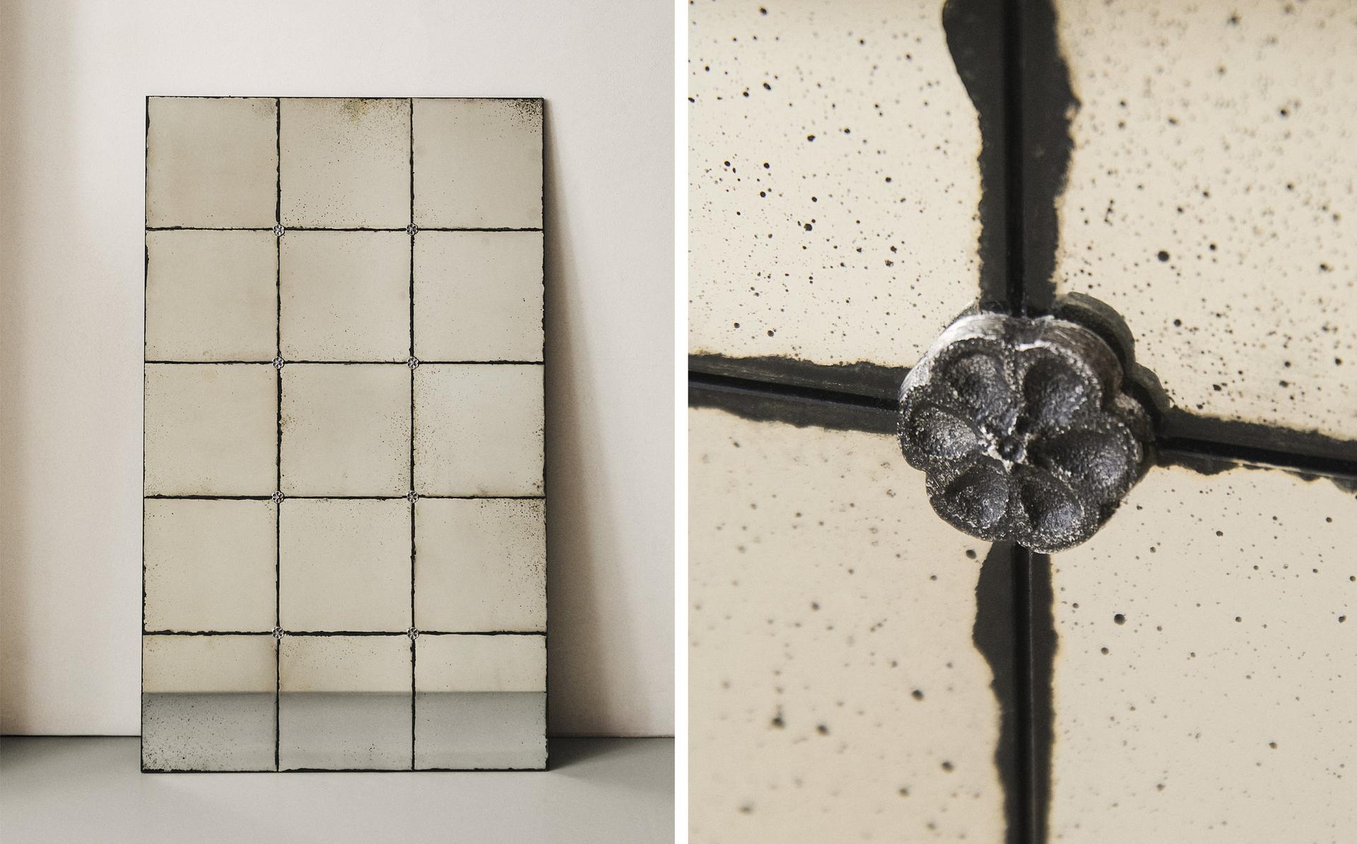 MIROIR SUR PIED EFFET VIEILLI