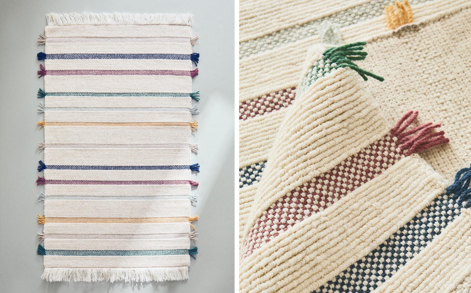 KIDS' MULTICOLOURED WOOL RUG KIDS' MULTICOLOURED WOOL RUG