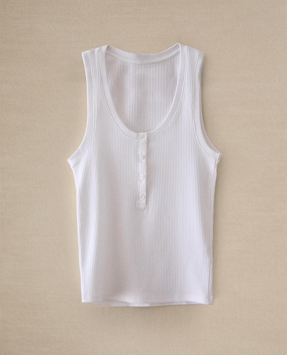 TOP BRETELLES BOUTONS