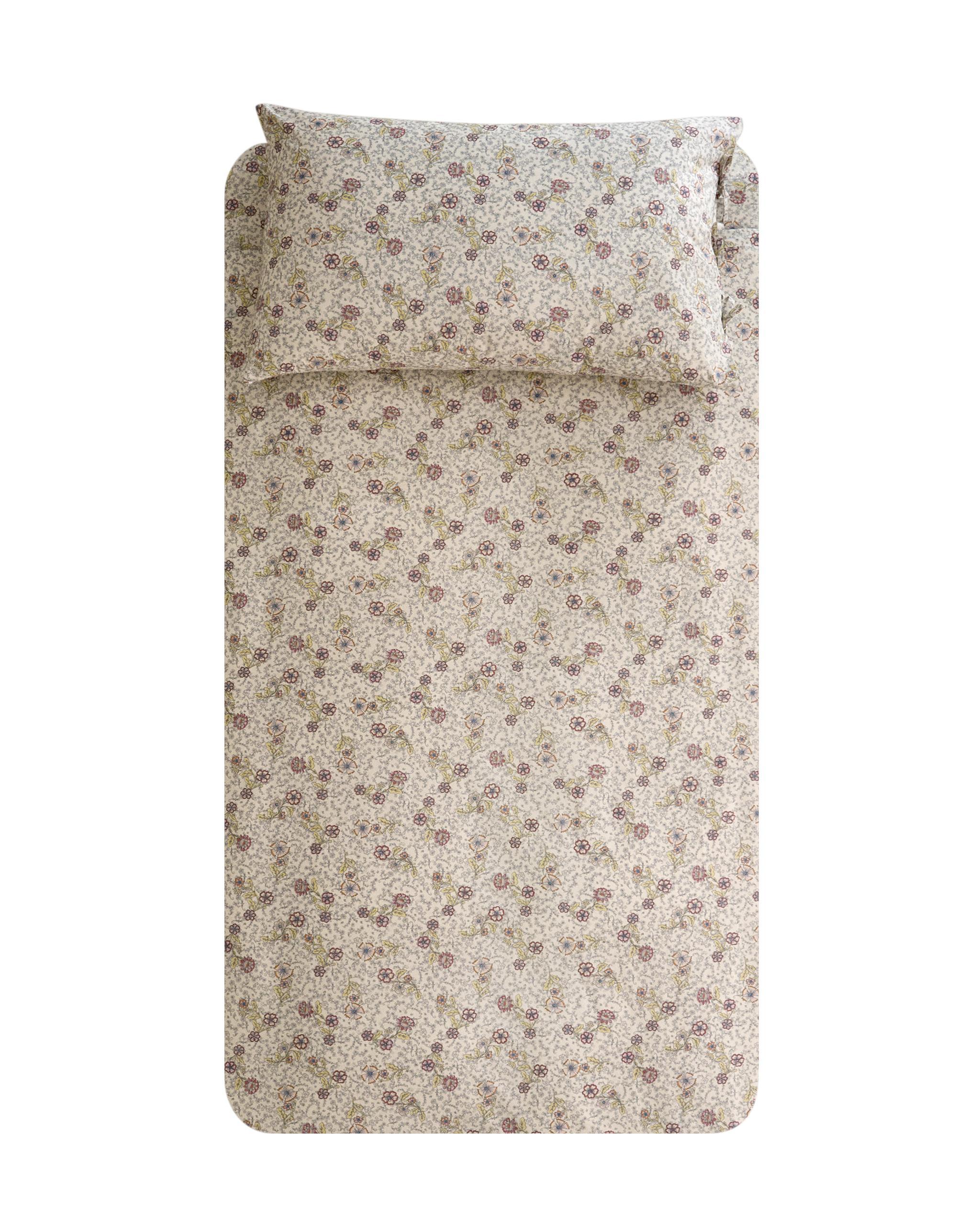 KIDS' FLORAL COTTON DUVET COVER product thumbnail 4