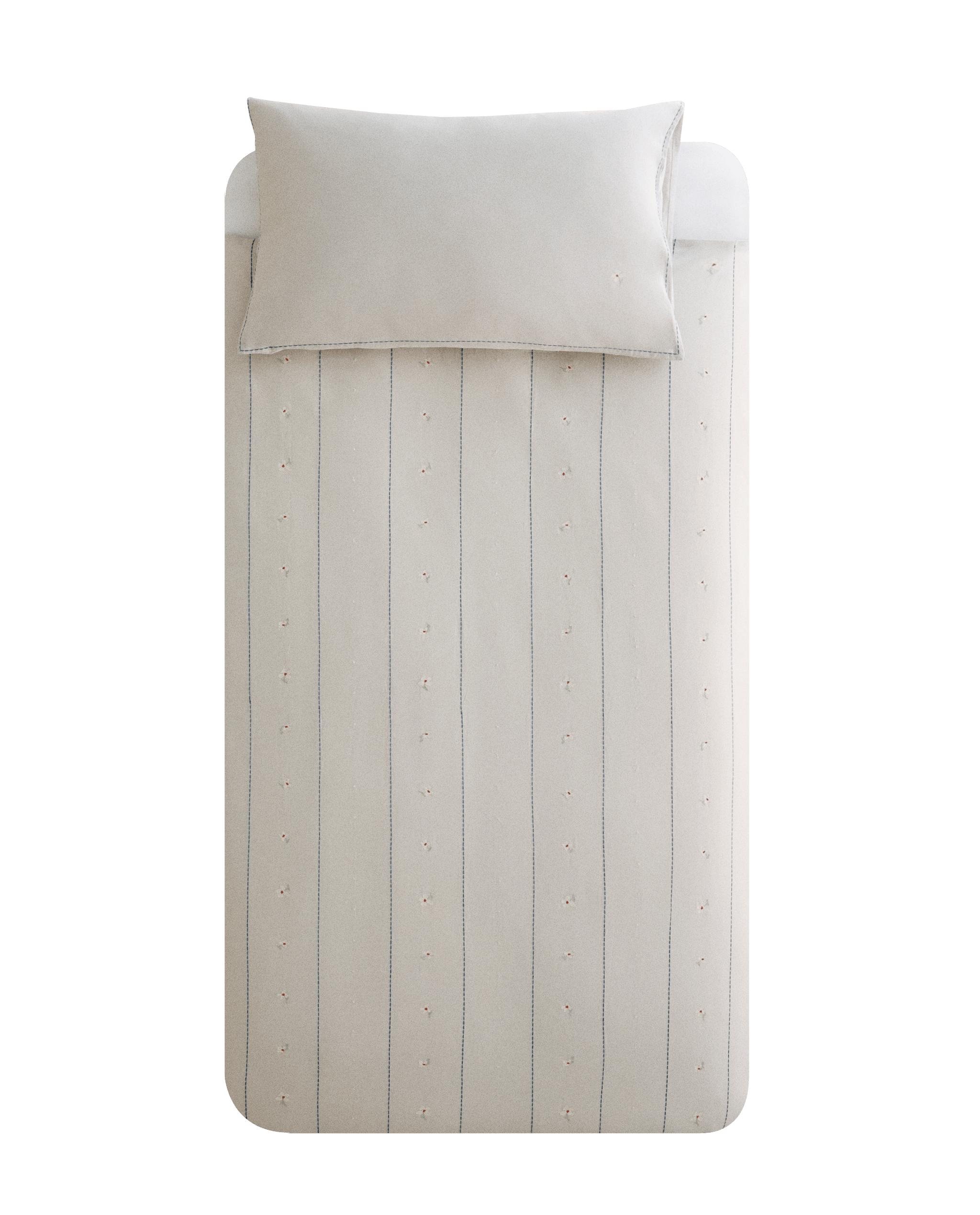 CHILDREN'S FLORAL AND STRIPED DUVET COVER product thumbnail 8