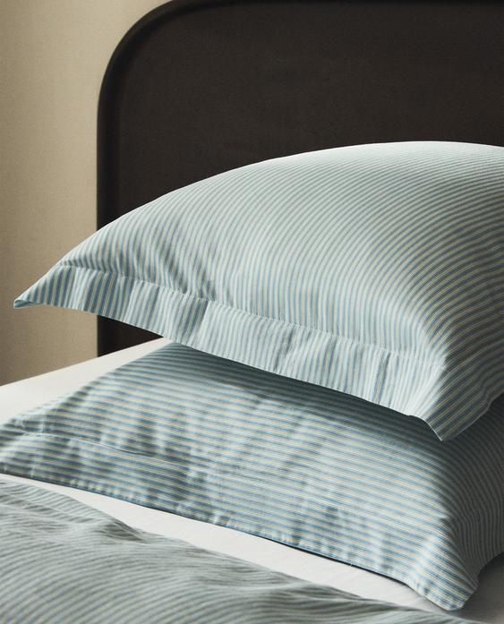 FUNDA ALMOHADA SATÉN RAYAS LAVADO (300 HILOS) FUNDA ALMOHADA SATÉN RAYAS LAVADO (300 HILOS)