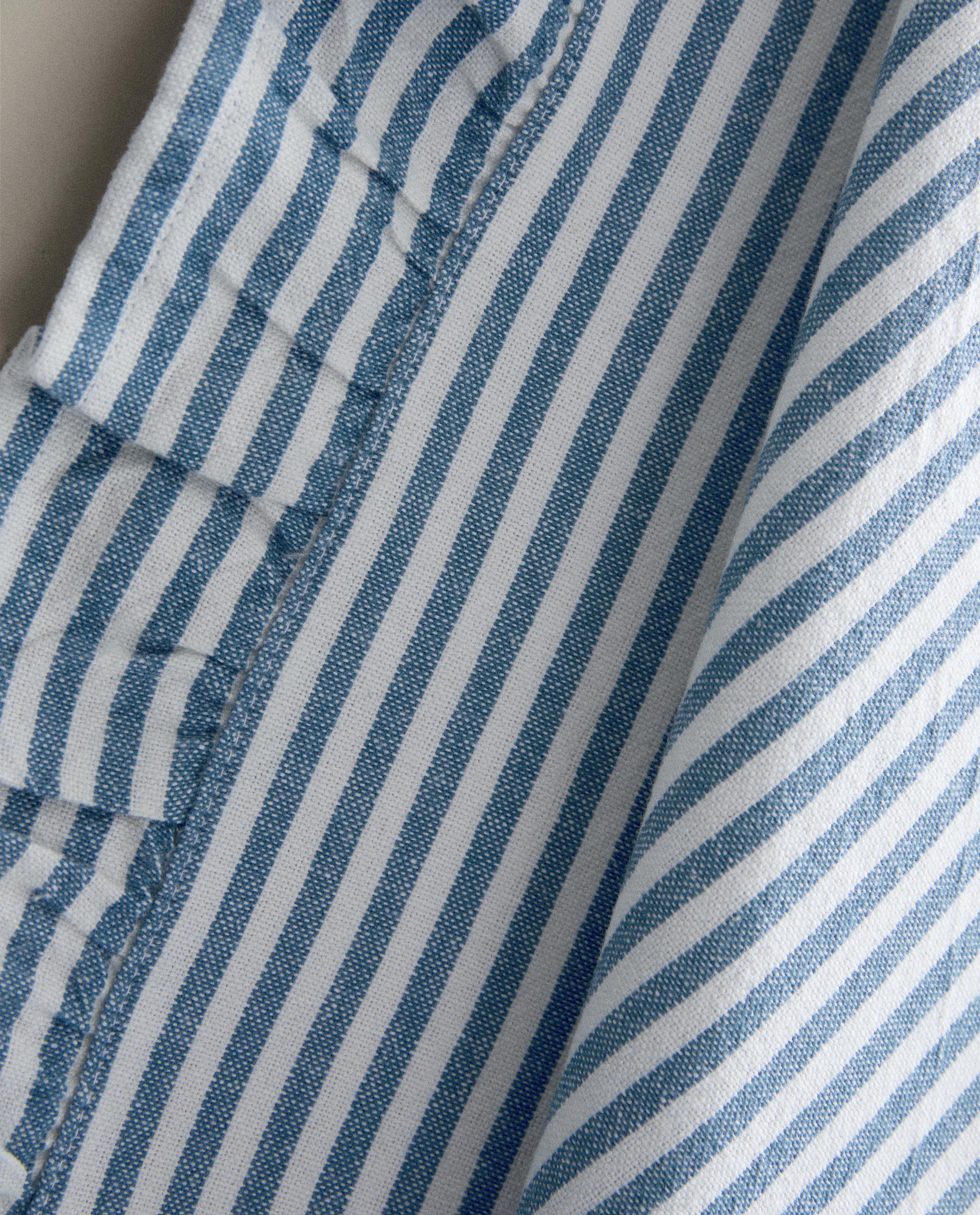 STRIPED TEA TOWEL WITH RUFFLE TRIM product thumbnail 16