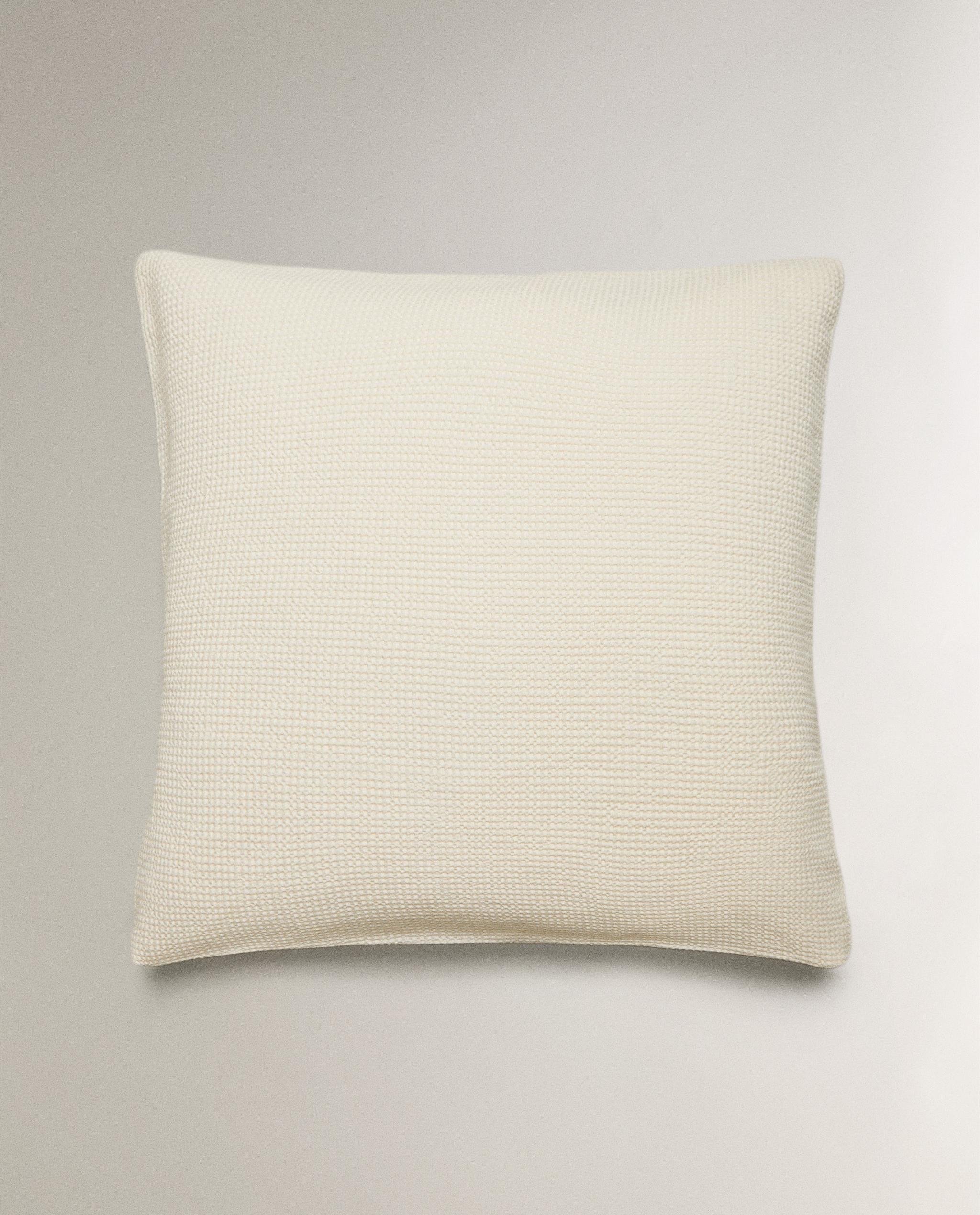 MINI WAFFLE-KNIT COTTON PILLOWCASE product thumbnail 16