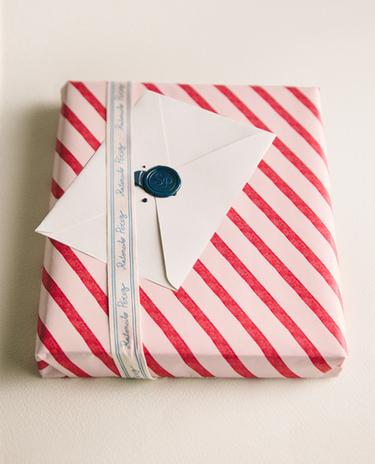 PAPIER CADEAU RAYURES