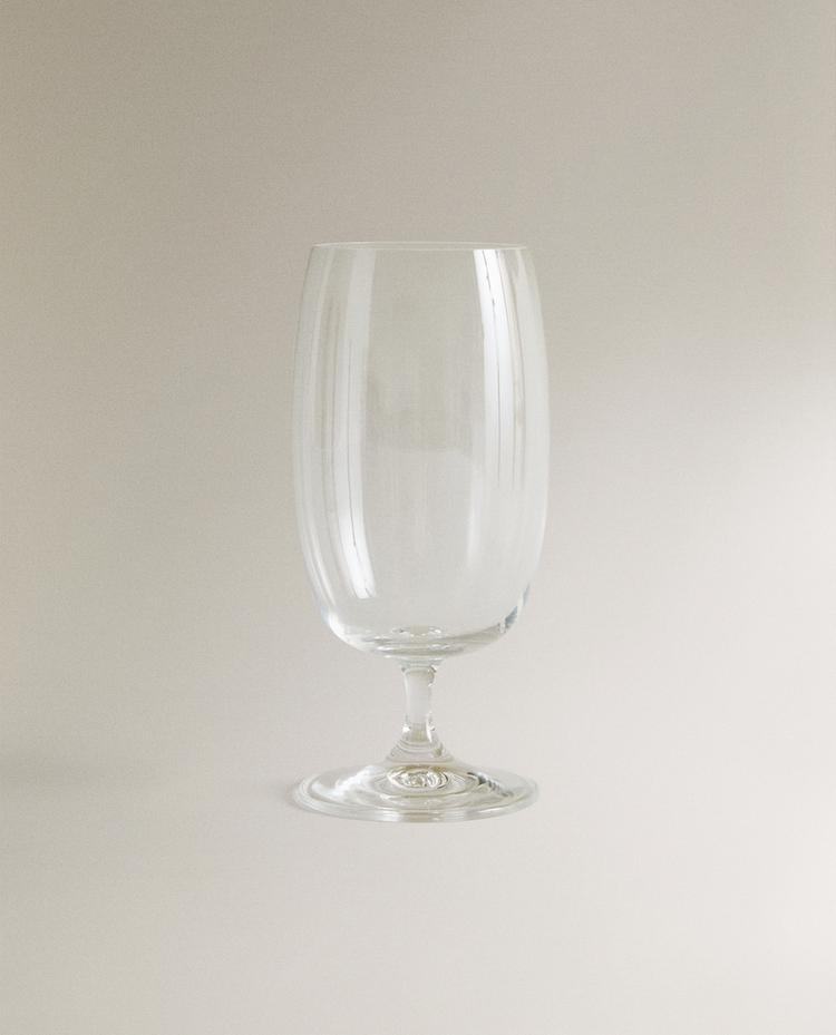 CRYSTALLINE BEER GLASS