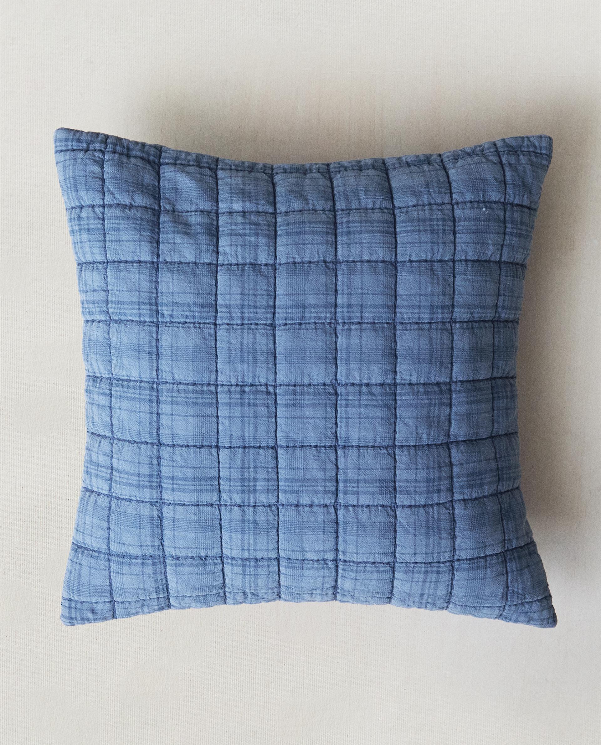 CHILDREN'S REVERSIBLE CHECK CUSHION COVER product thumbnail 9