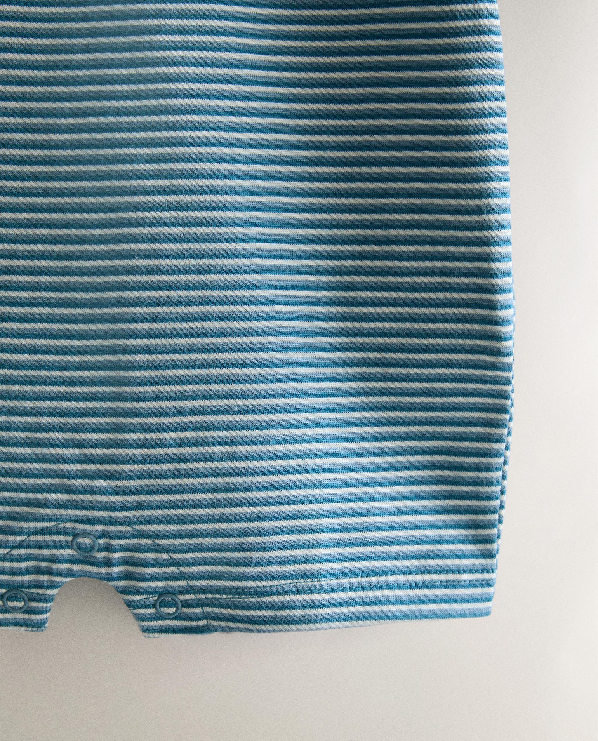 KIDS' STRIPED ROMPER product thumbnail 3