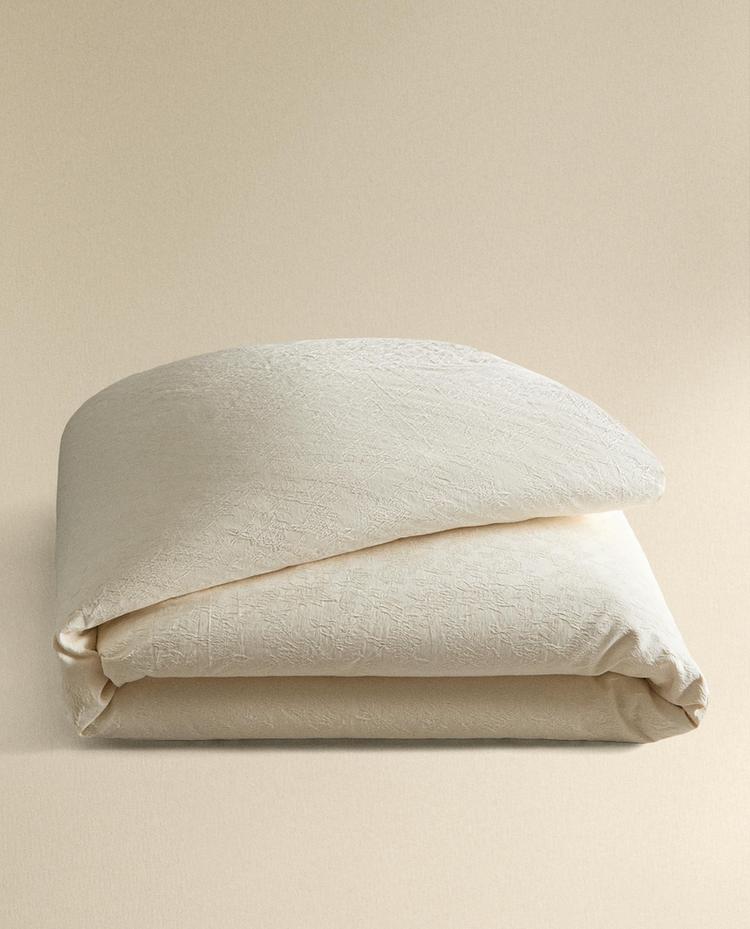COTTON JACQUARD DUVET COVER