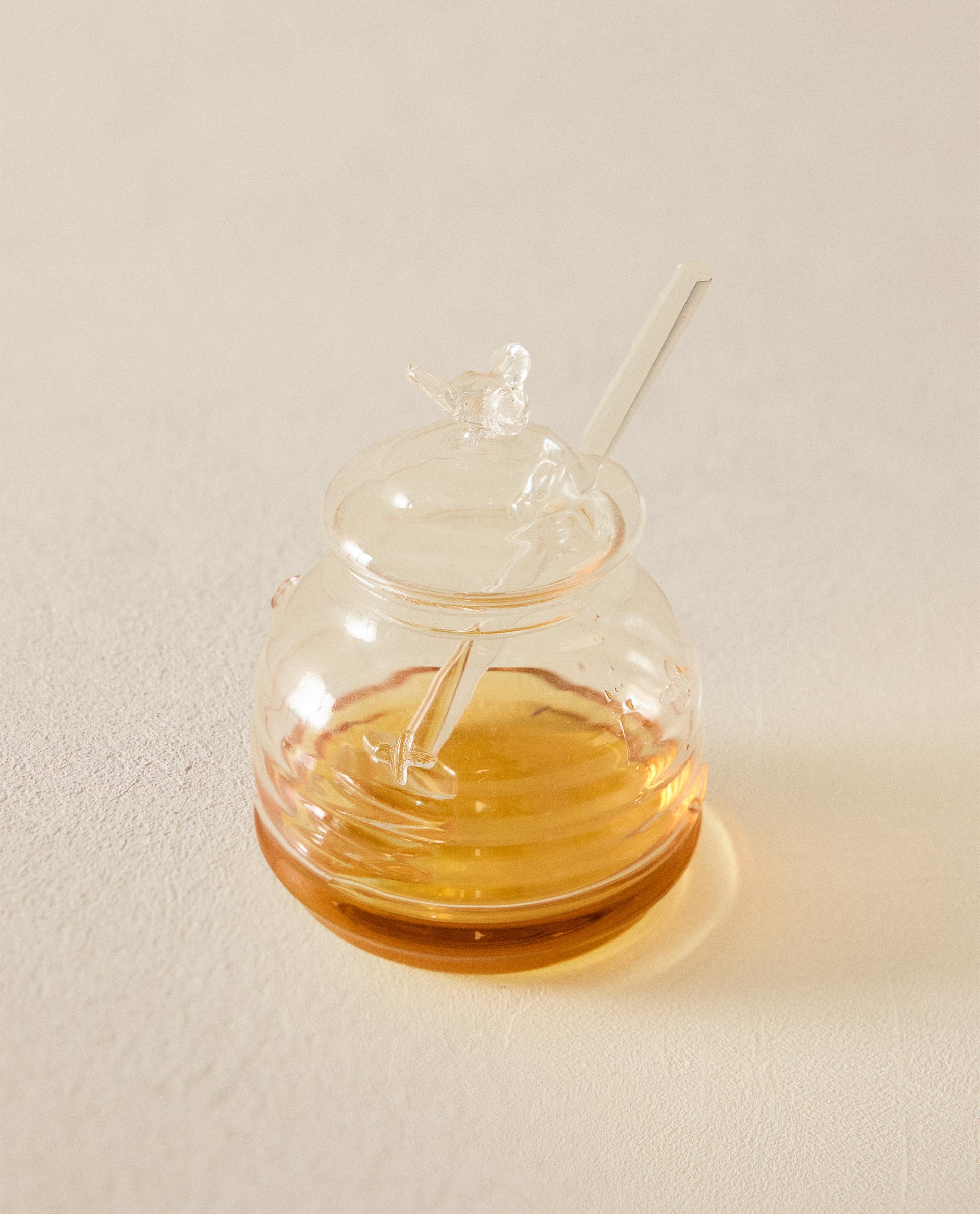 Bumblee Glass Honey Jar Zara Home