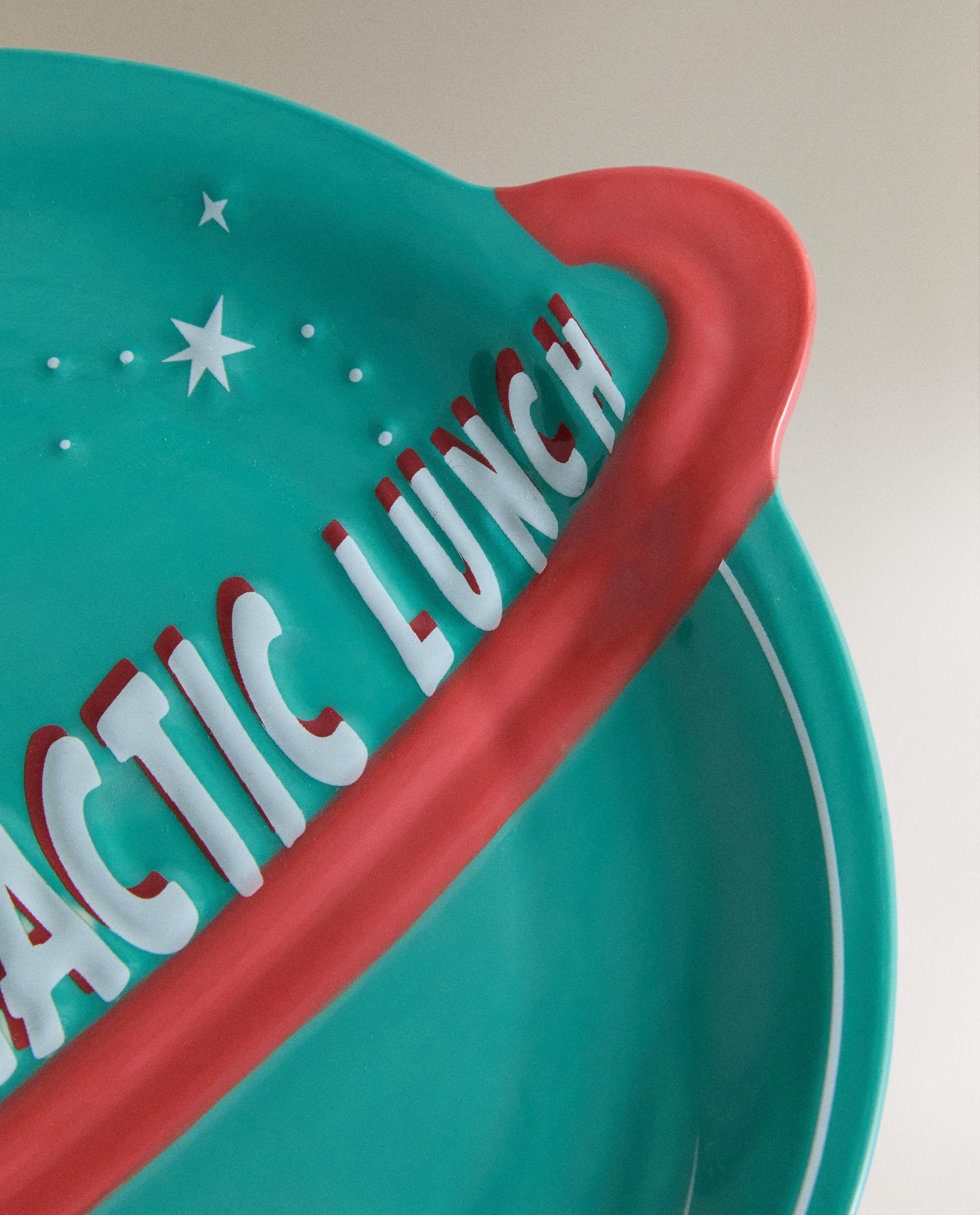CHILDREN'S STONEWARE SPACE PLATE product thumbnail 6