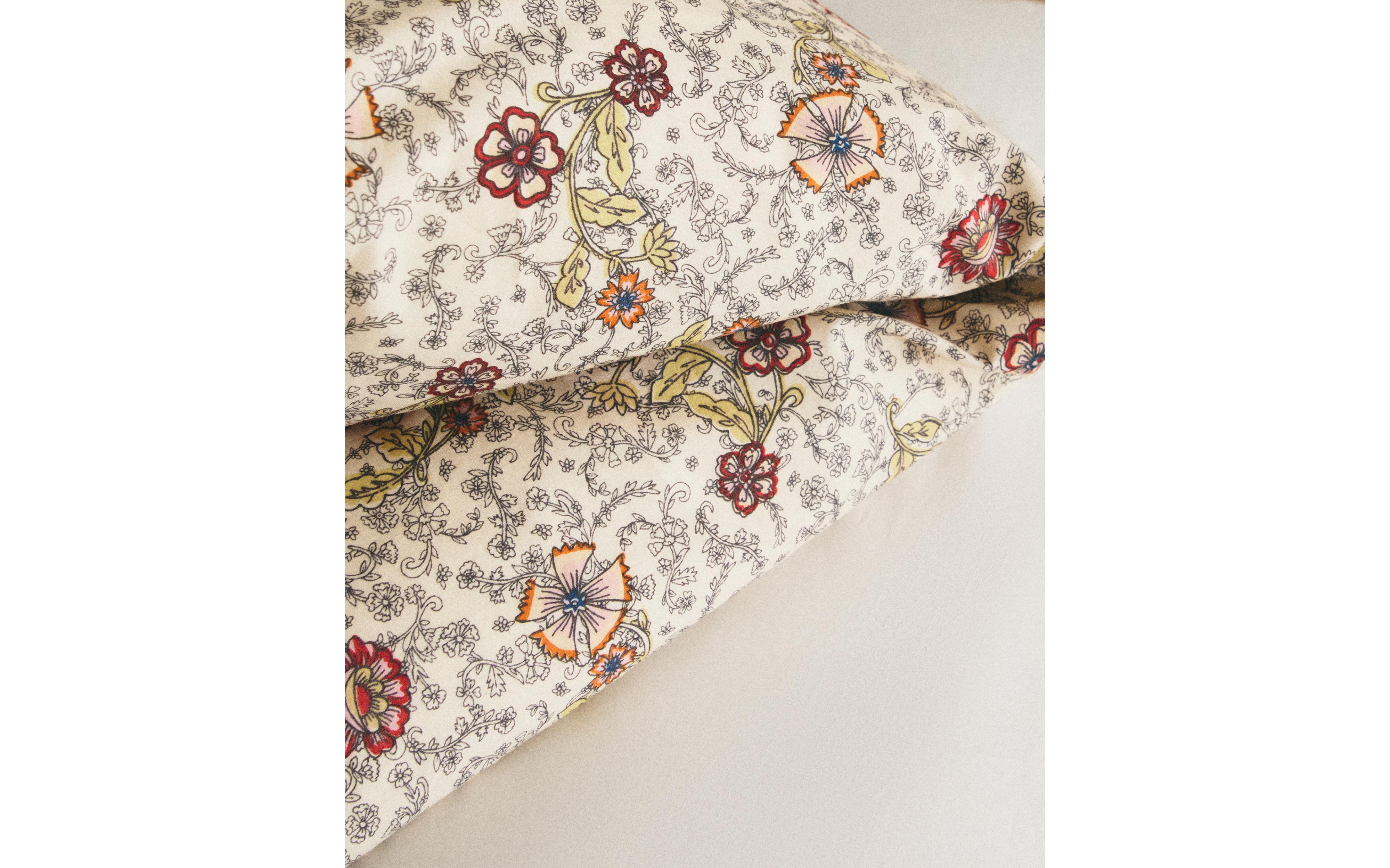 KIDS' FLORAL COTTON DUVET COVER product thumbnail 11