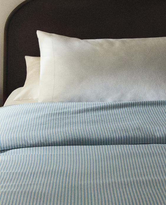FUNDA NÓRDICA SATÉN RAYAS LAVADO (300 HILOS)