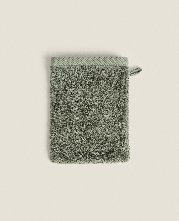 GANT DE TOILETTE COTON ÉPONGE