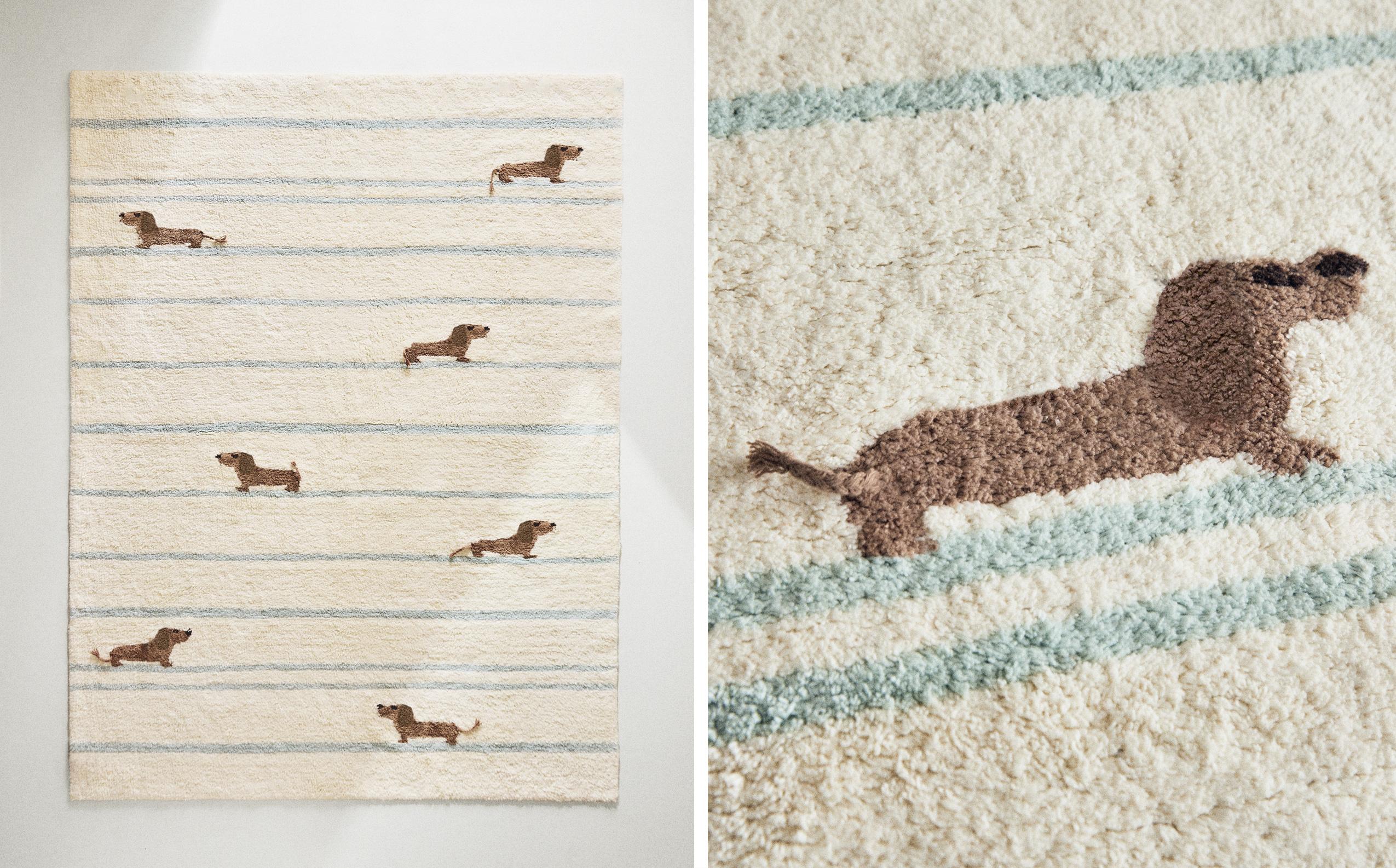 KIDS' DOG DESIGN COTTON RUG product thumbnail 19