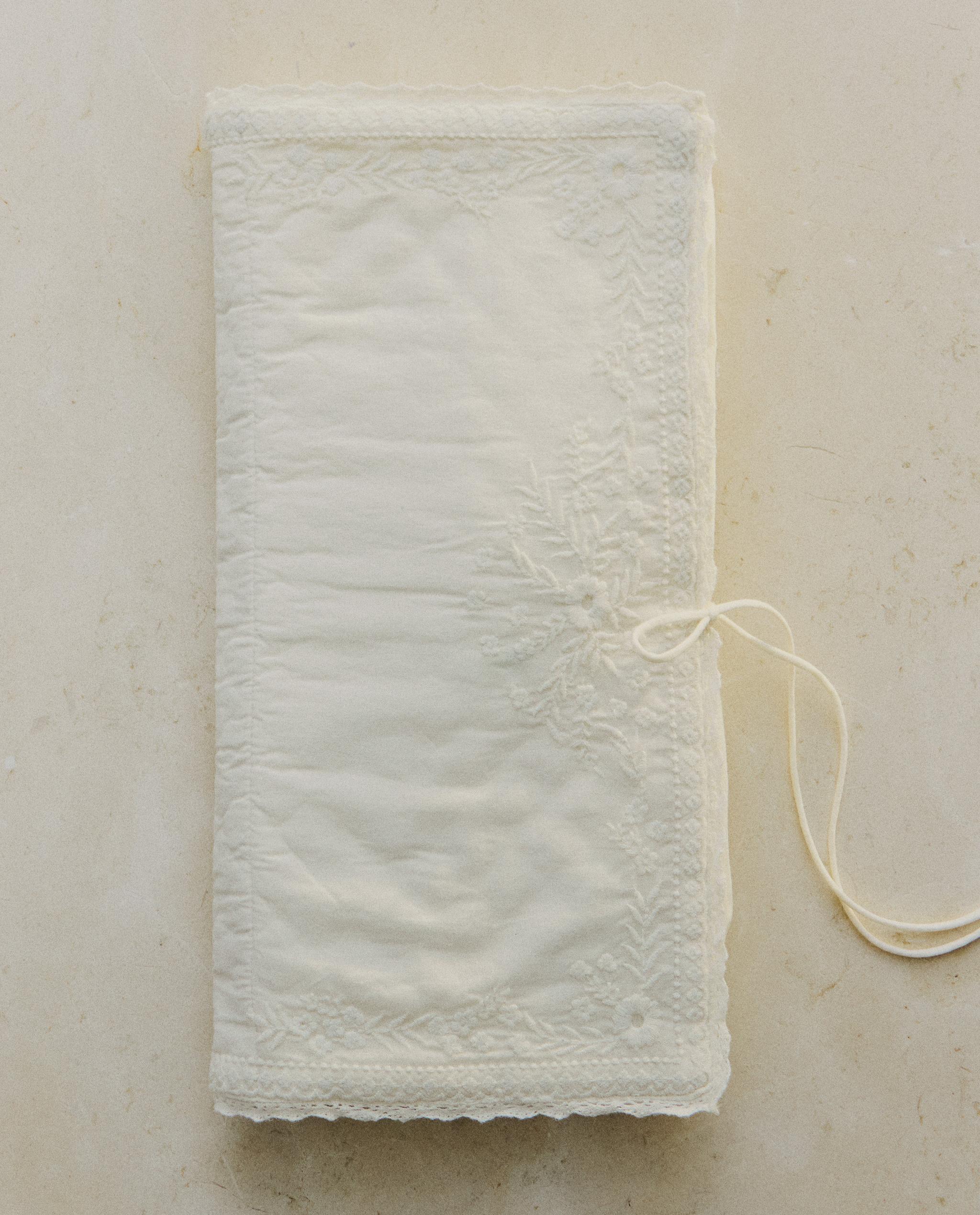EMBROIDERED COTTON LINGERIE BAG product thumbnail 7