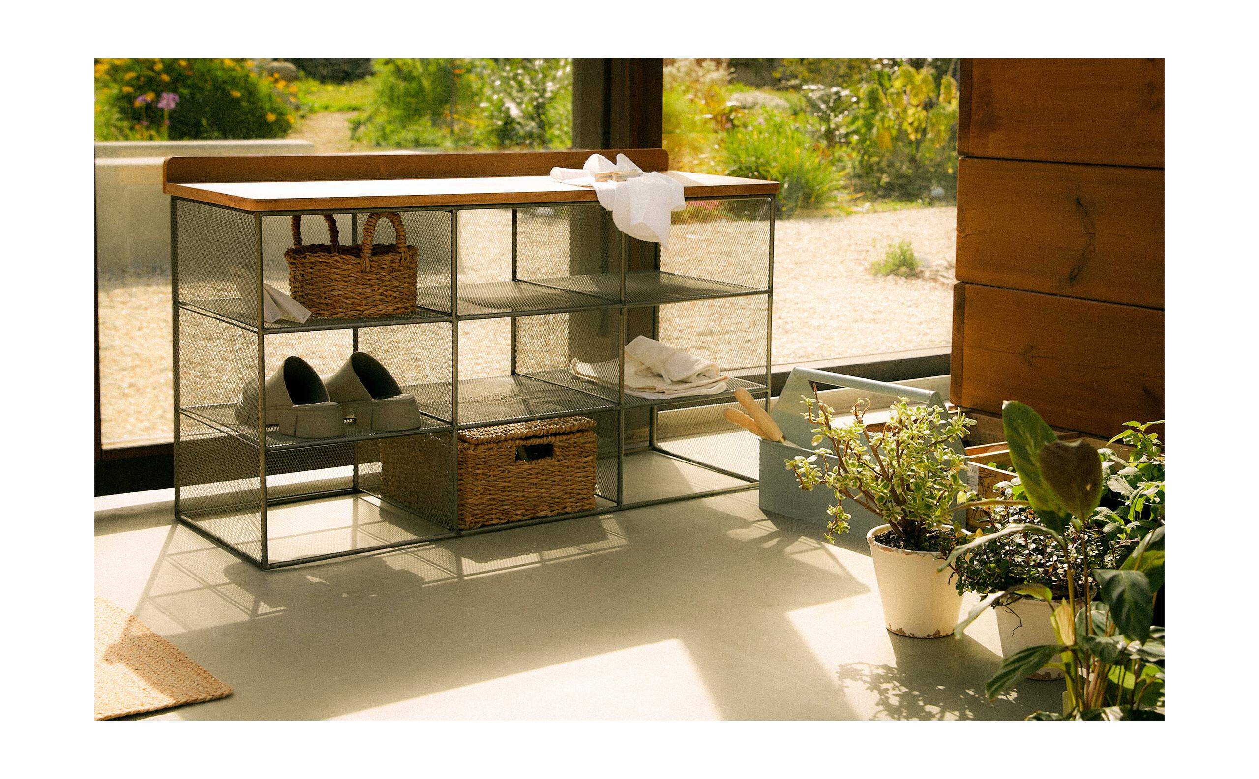 ウッド＆メタル ベンチ | Zara Home 日本/Japan