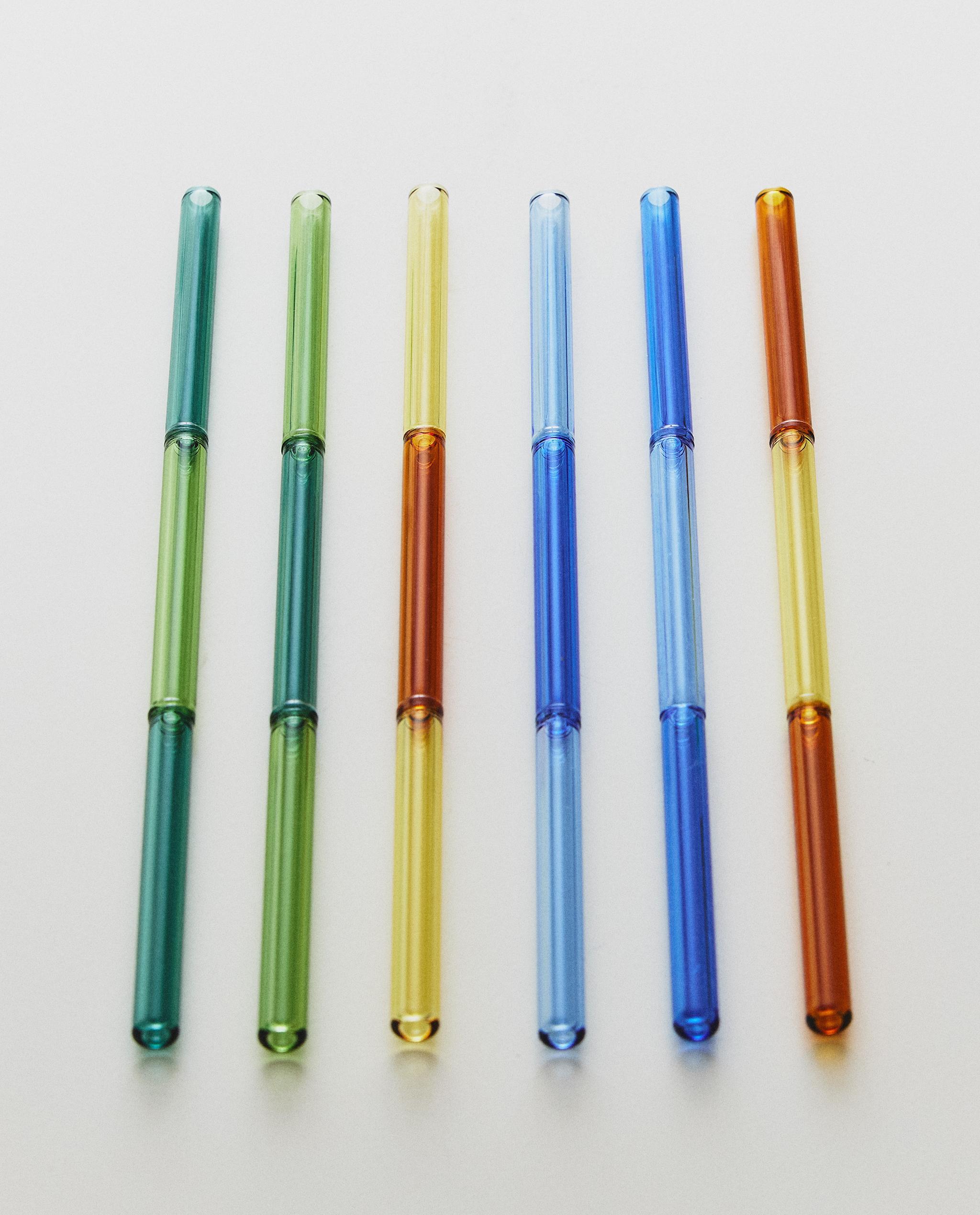 PACK OF COLOURED BOROSILICATE STRAWS (PACK OF 6) product thumbnail 10