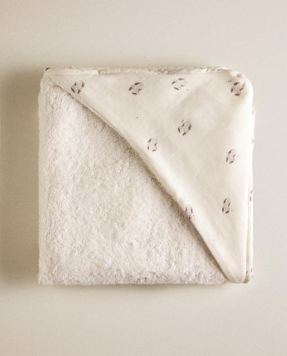 SERVIETTE DE BAIN CAPUCHE BÉBÉ LAPINS SERVIETTE DE BAIN CAPUCHE BÉBÉ LAPINS