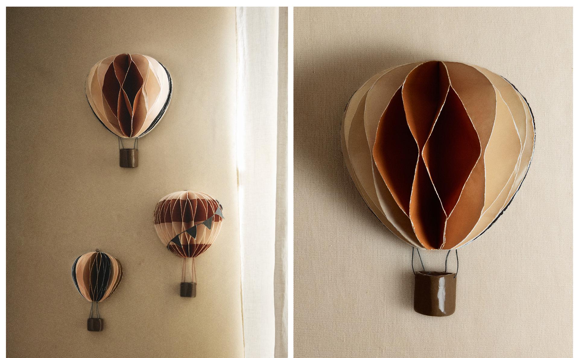 BALLON COULEURS PAPIER MURAL (21 CM)