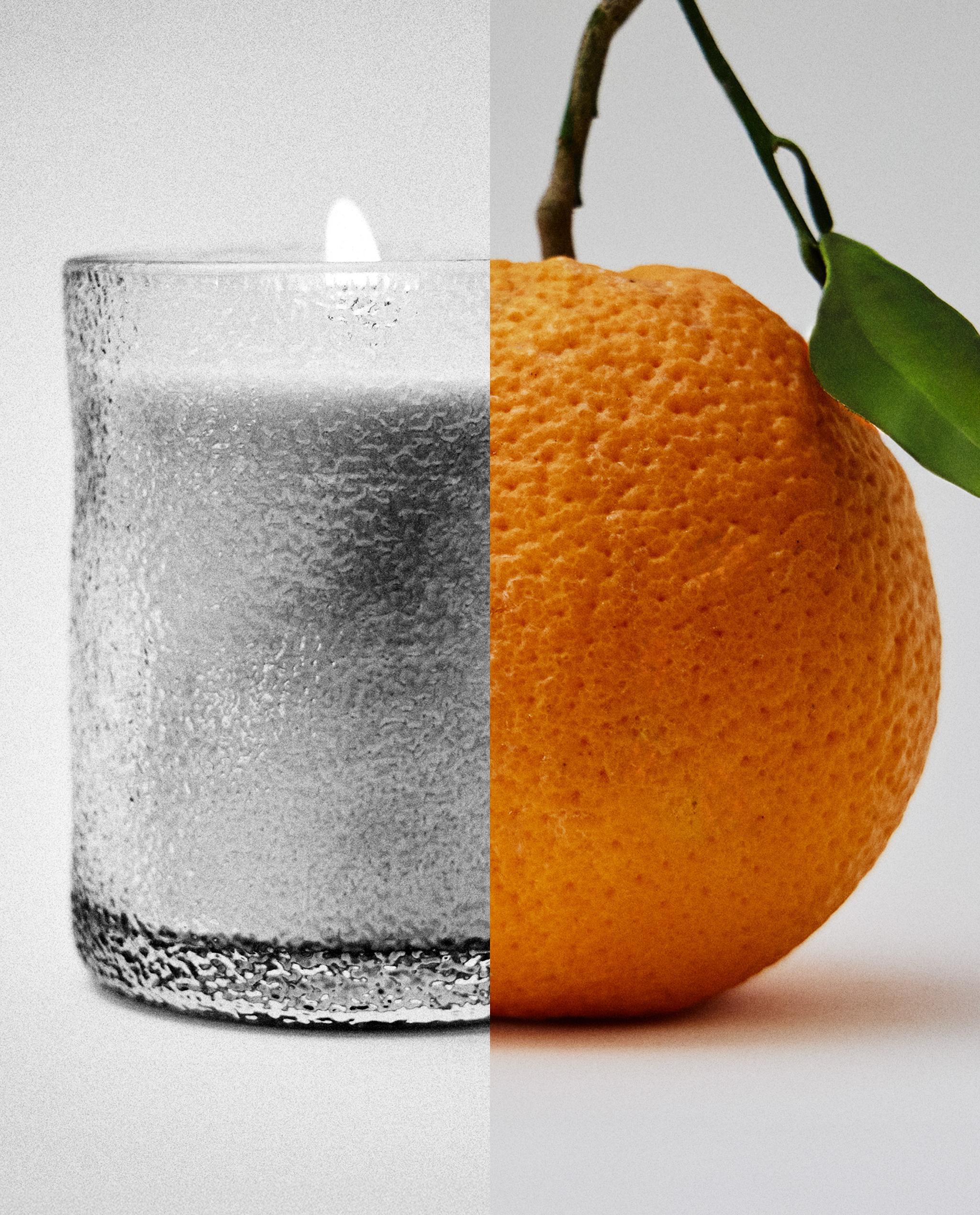(155 G) INCENSE & ORANGE SCENTED CANDLE product thumbnail 9