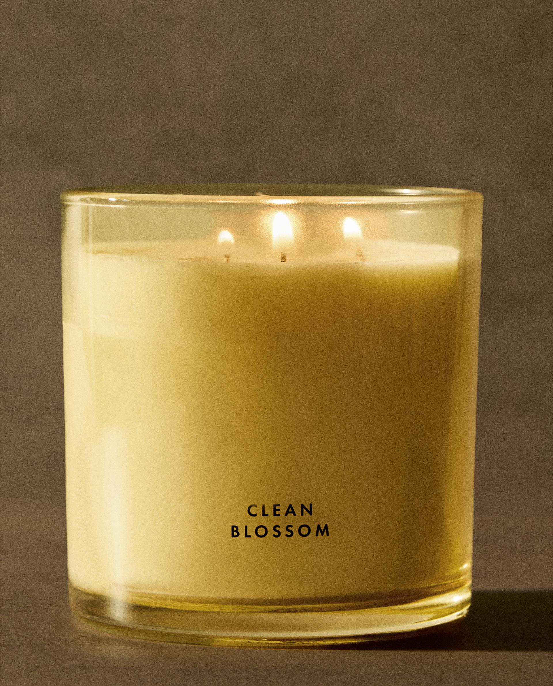 (400 G) CLEAN BLOSSOM SCENTED CANDLE