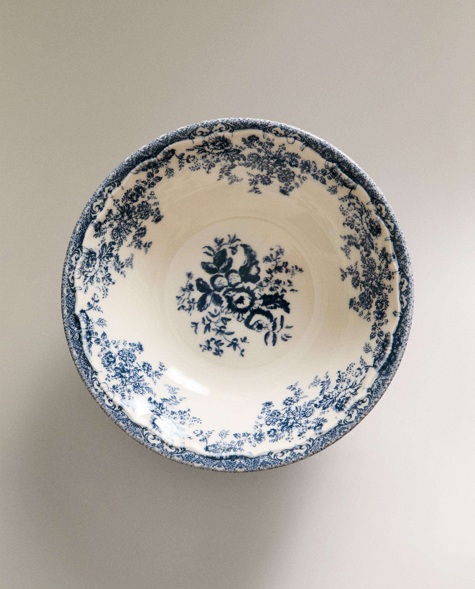 FLORAL EARTHENWARE BOWL product thumbnail 6