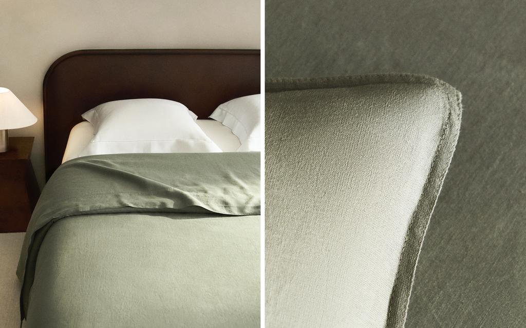 BETTBEZUG AUS GEWASCHENEM LEINEN (140 G/M²)