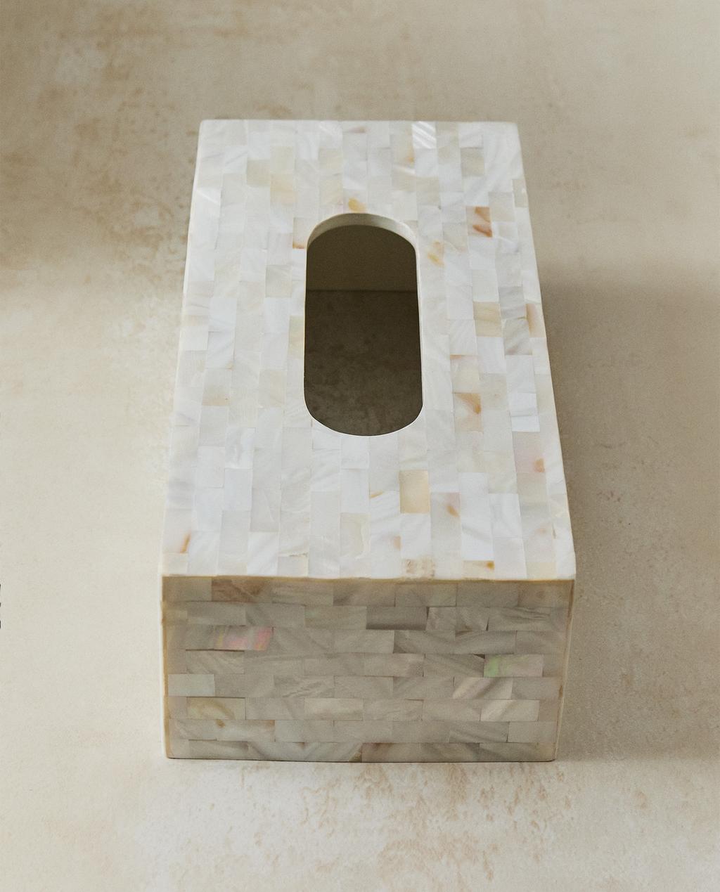 CAJA PAÑUELOS NACARADO