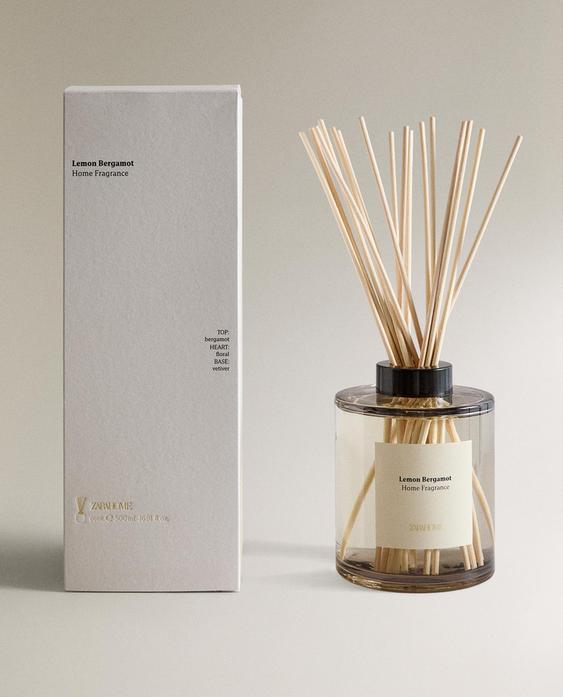 (500 ML) DIFUSOR DE AMBIENTE COM VARETAS LEMON BERGAMOT