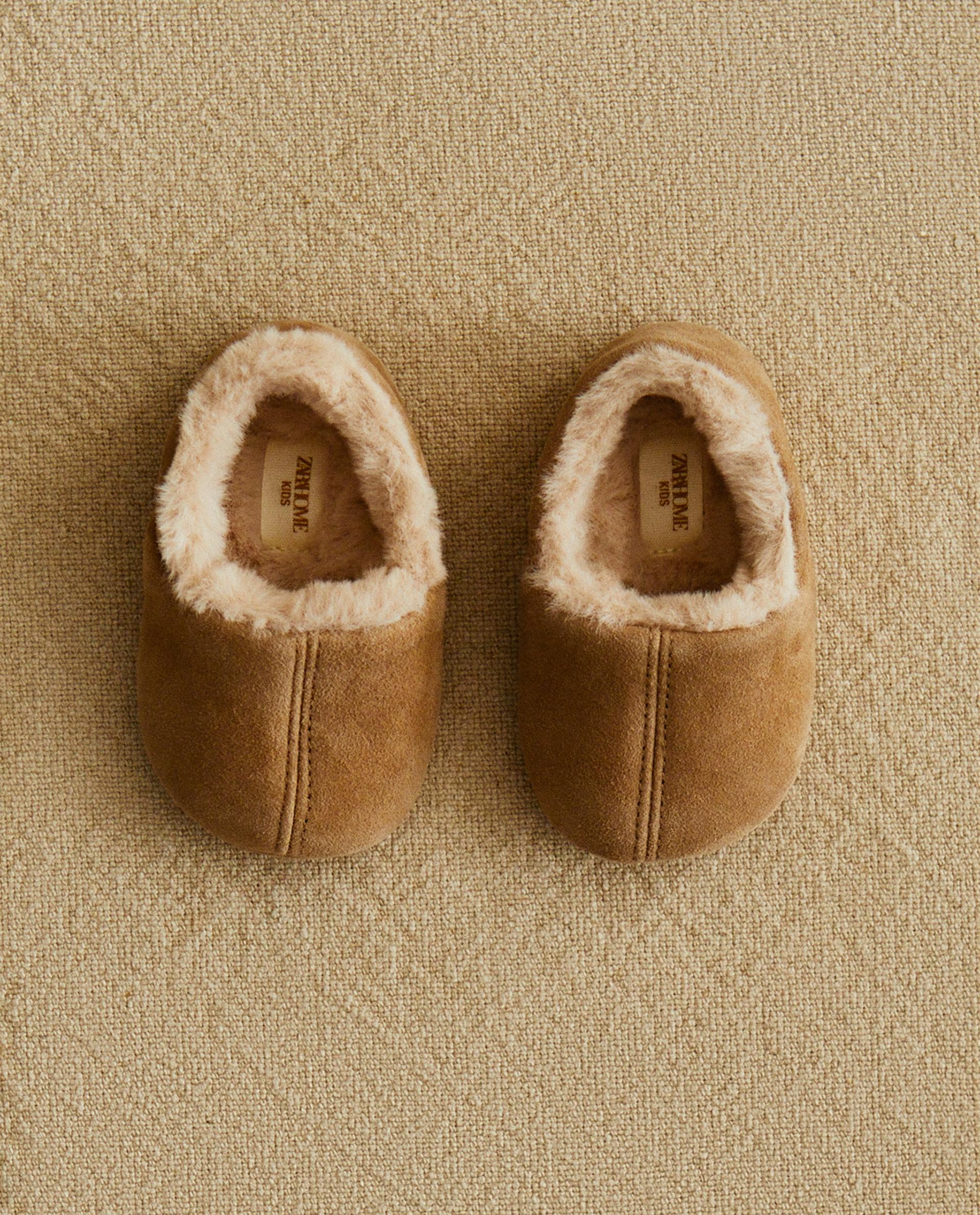 WARM LEATHER BOOTIES Zara Home Κύπρος / Cyprus