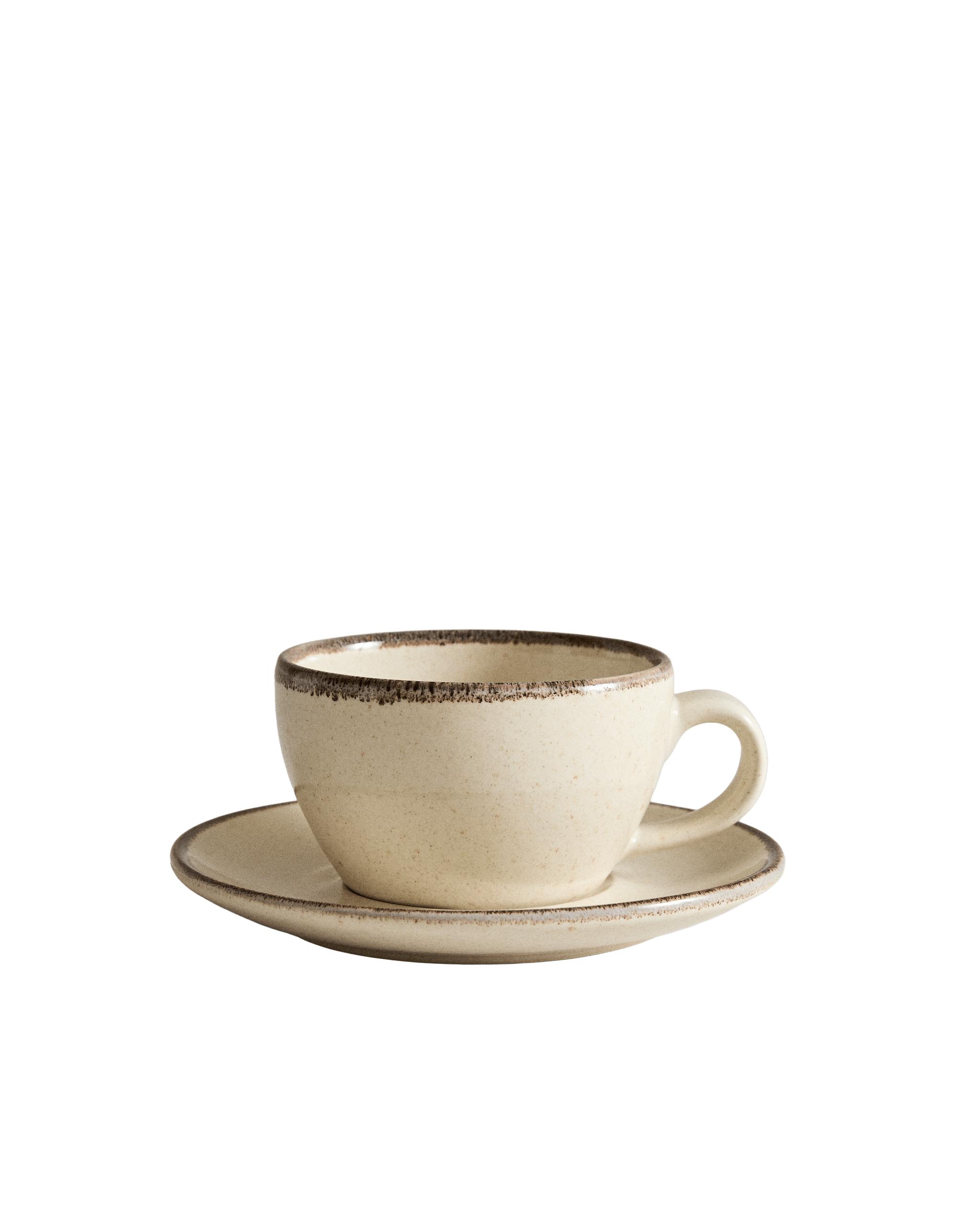 STONEWARE TEACUP AND SAUCER product thumbnail 4