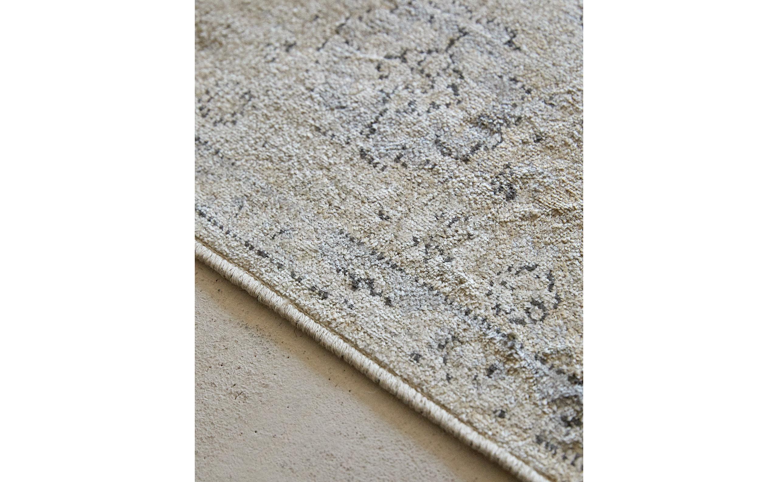 ALFOMBRA VISCOSA WHITE VINTAGE