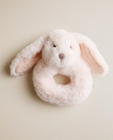 PELUCHE BEBÉ SONAJERO CONEJO