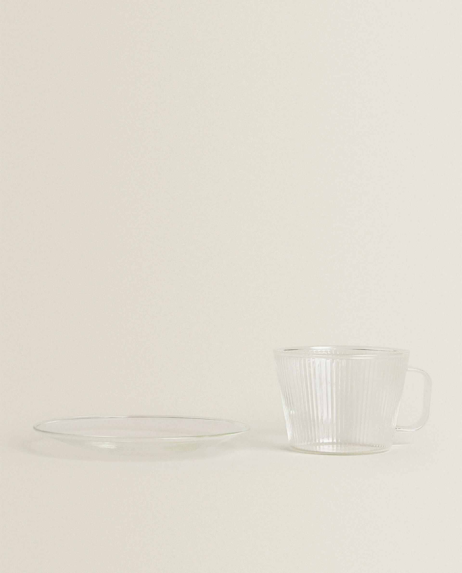 BOROSILICATE GLASS TEACUP AND SAUCER product thumbnail 15